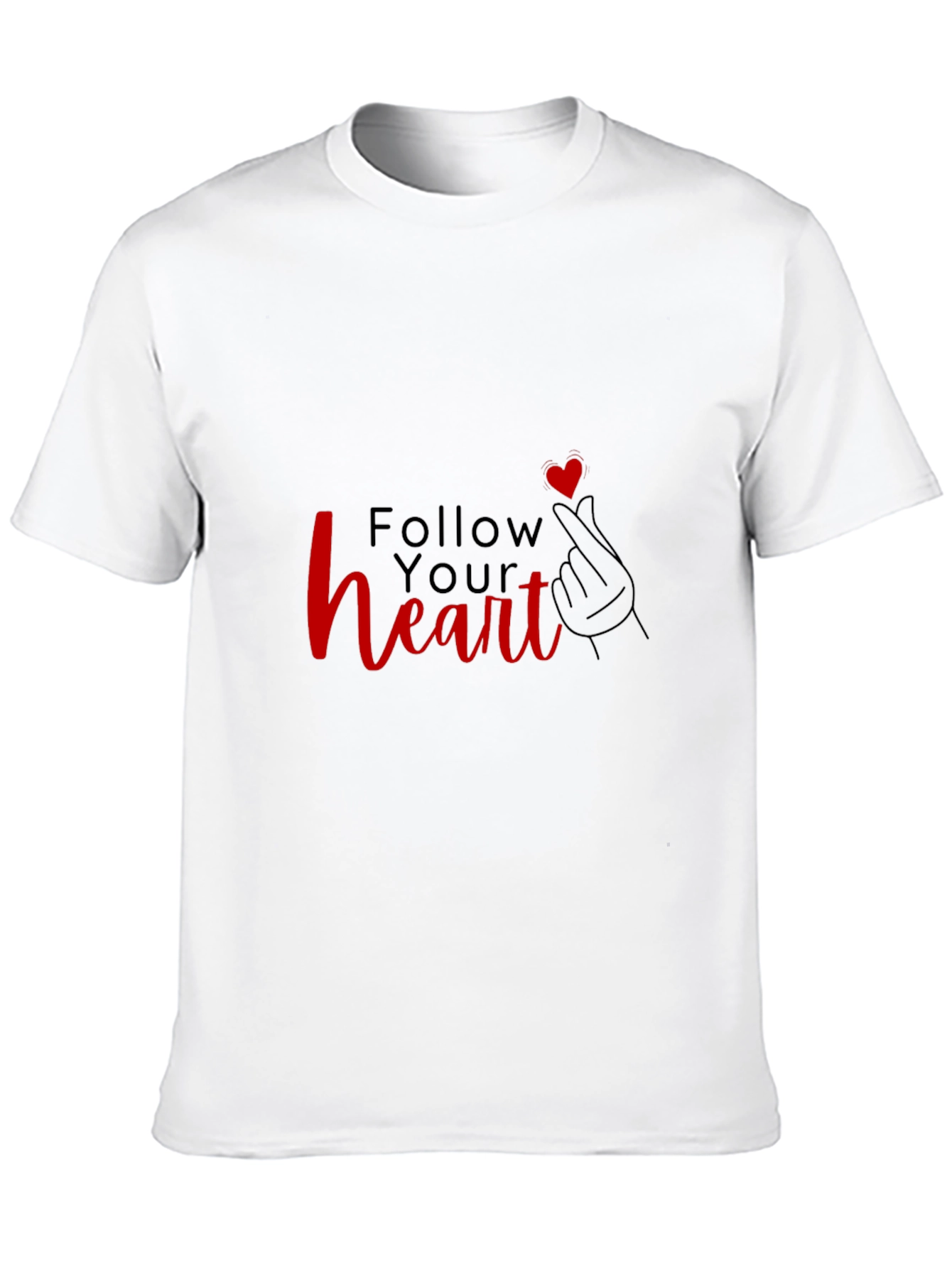 Follow Your Heart T-Shirt - Stylish Graphic Tee