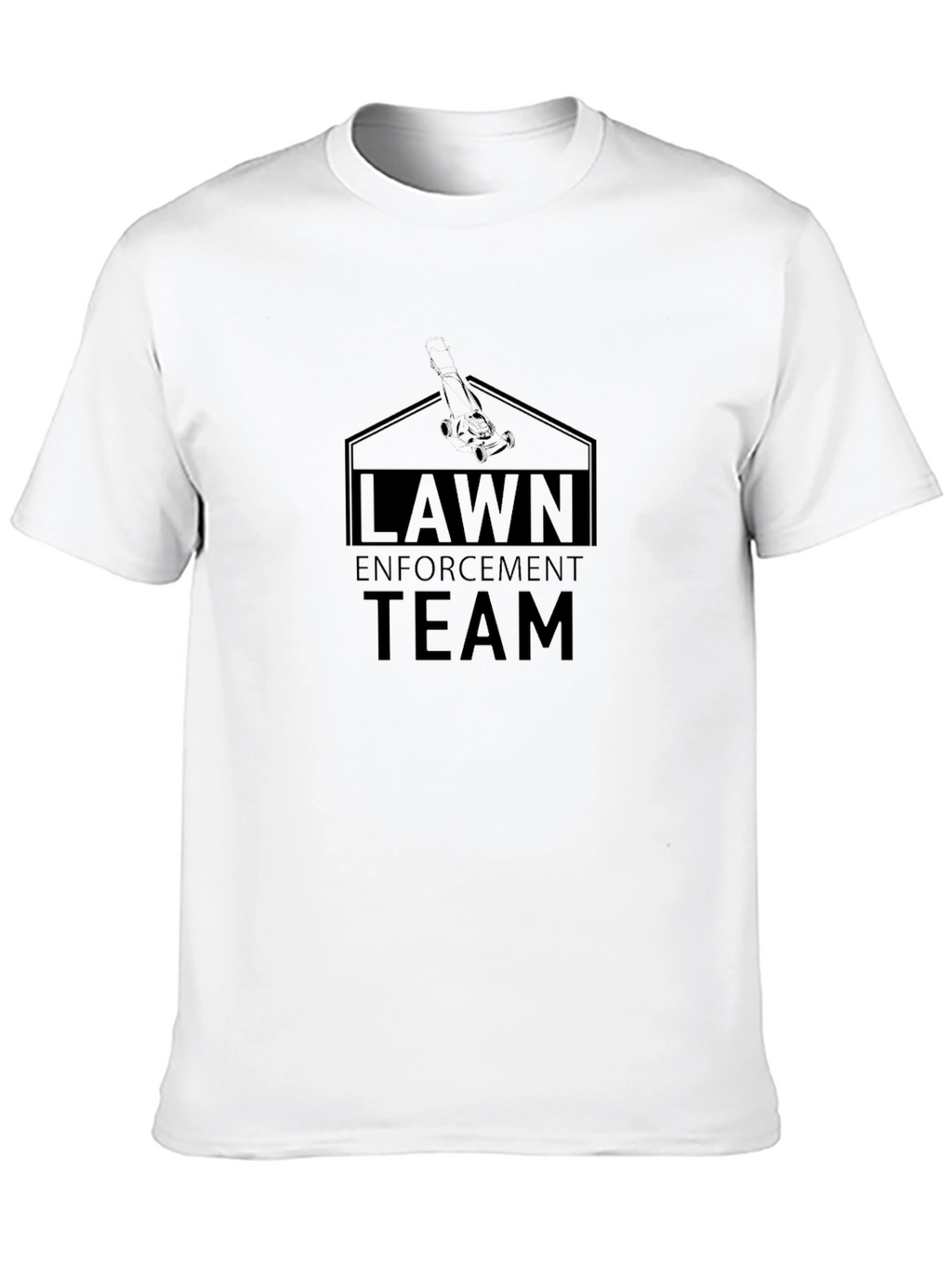 Lawn Enforcement Team Graphic Tee - Black T-Shirt