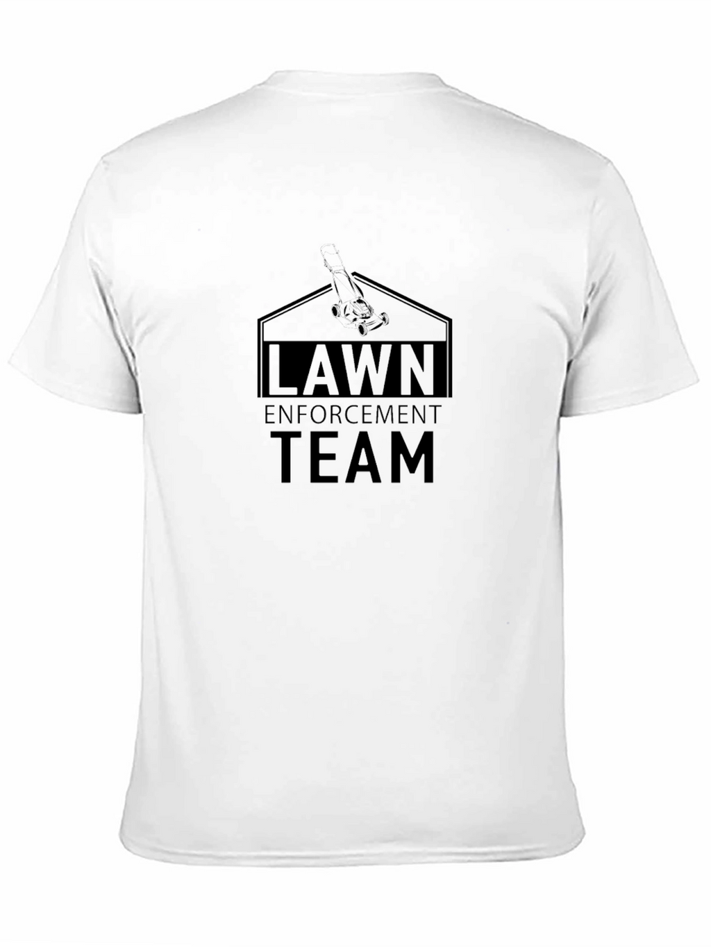Lawn Enforcement Team Graphic Tee - Black T-Shirt