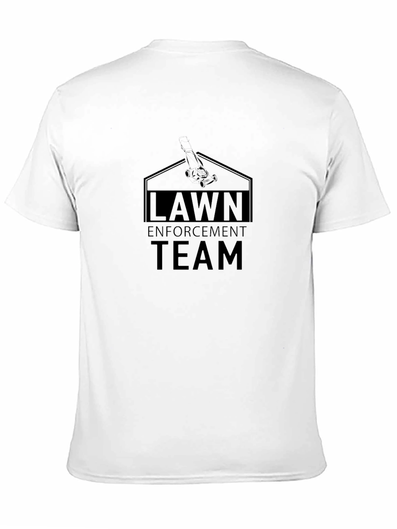 Lawn Enforcement Team Graphic Tee - Black T-Shirt