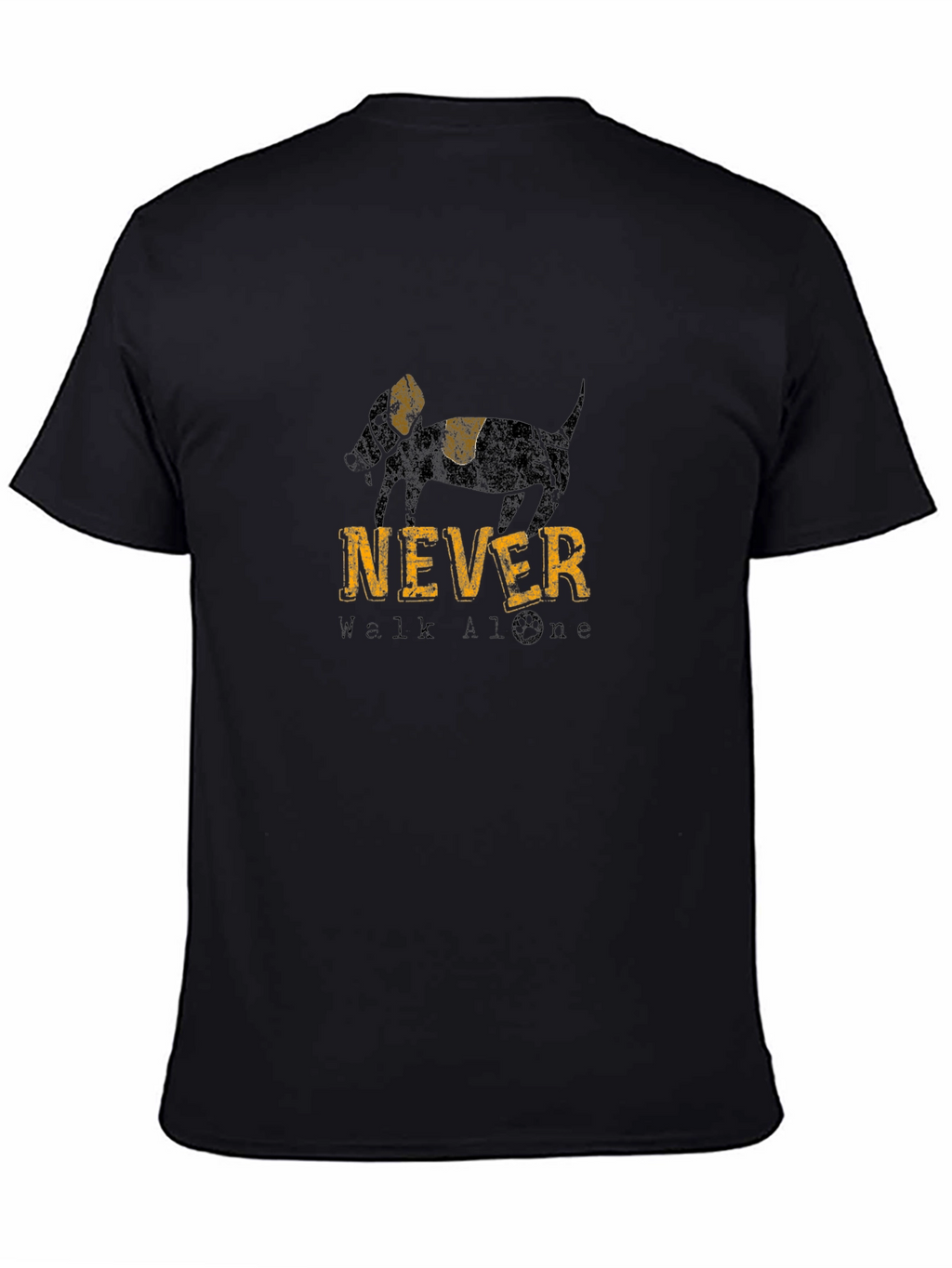 Never Walk Alone Dog Graphic Tee