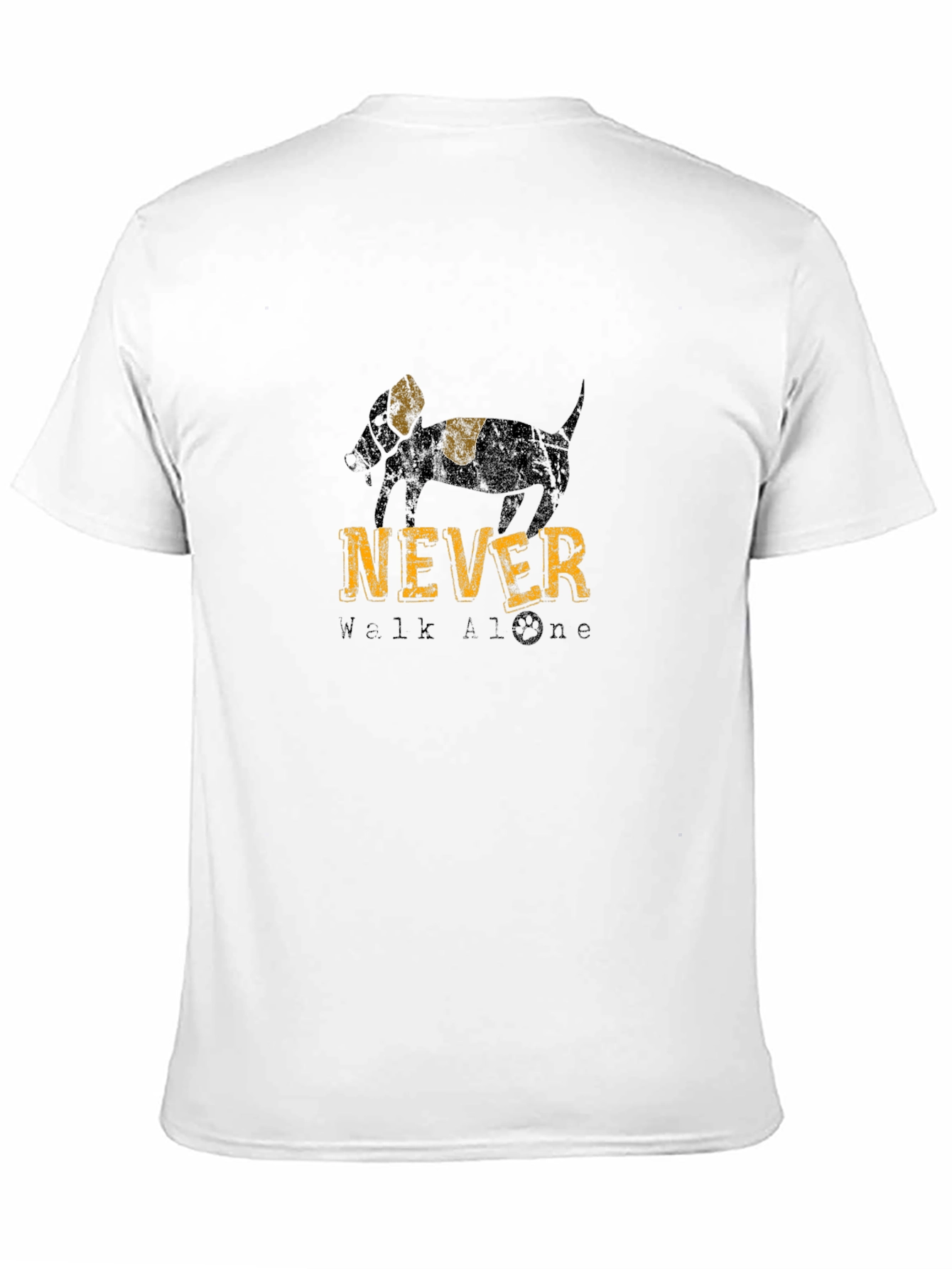 Never Walk Alone Dog Graphic Tee