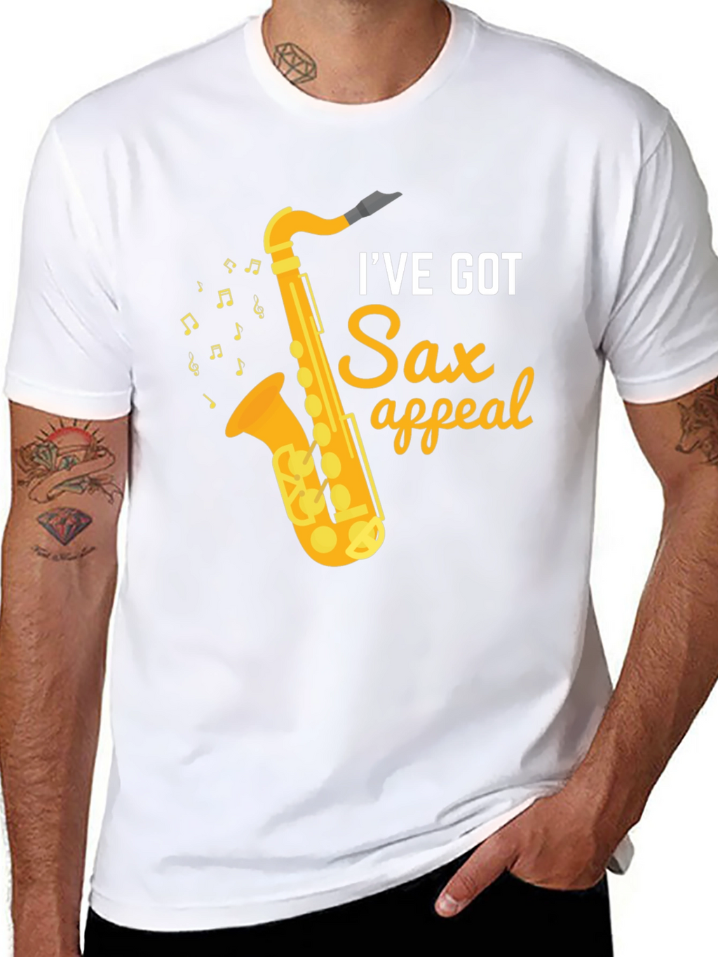 Sax Appeal Graphic Tee - Musician T-Shirt