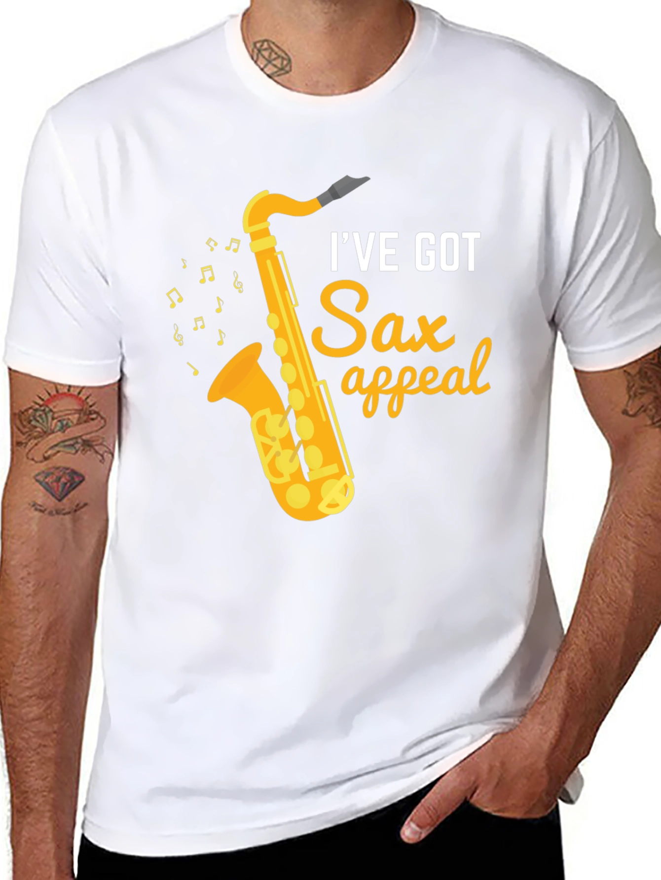 Sax Appeal Graphic Tee - Musician T-Shirt