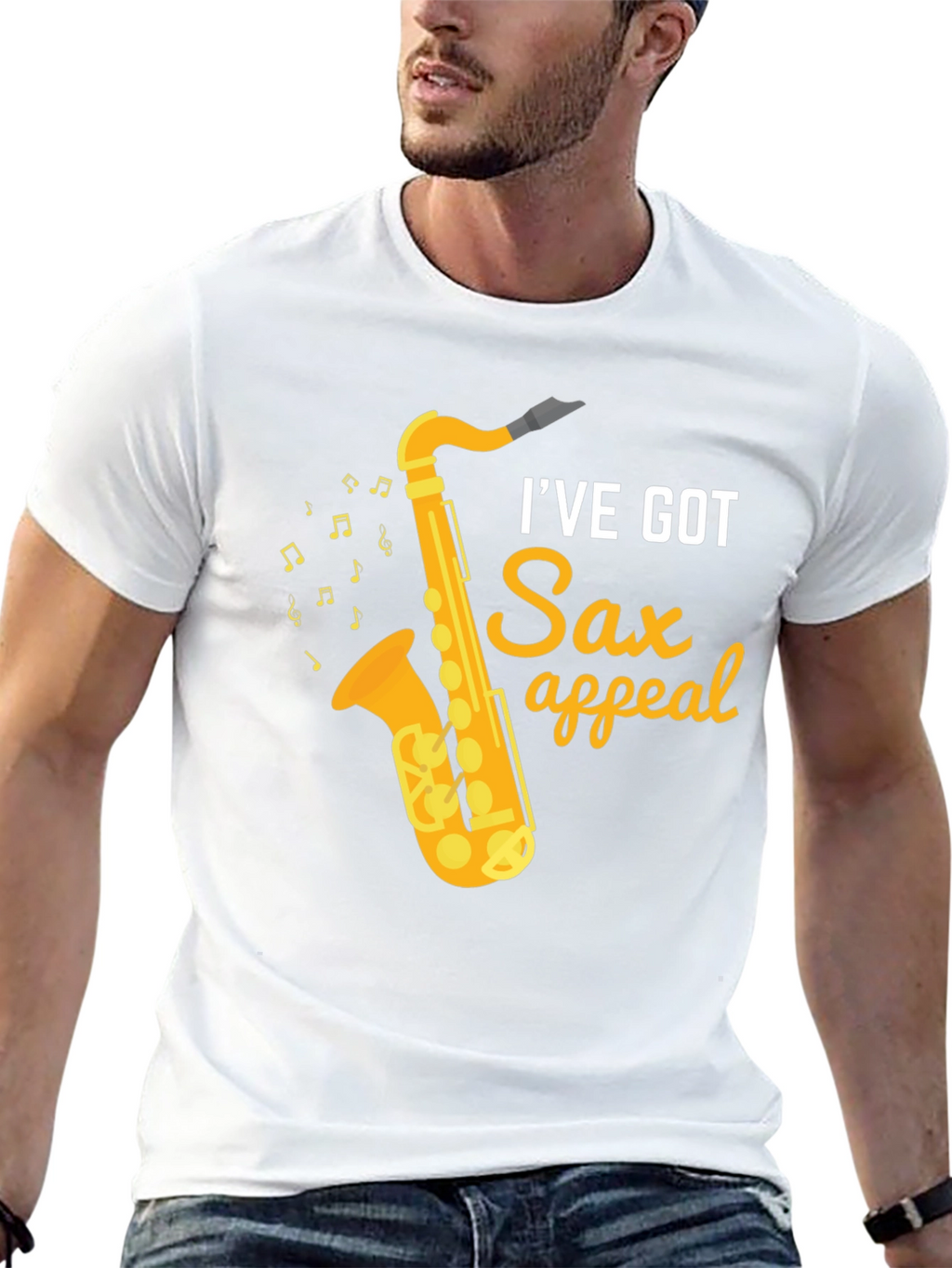 Sax Appeal Graphic Tee - Musician T-Shirt