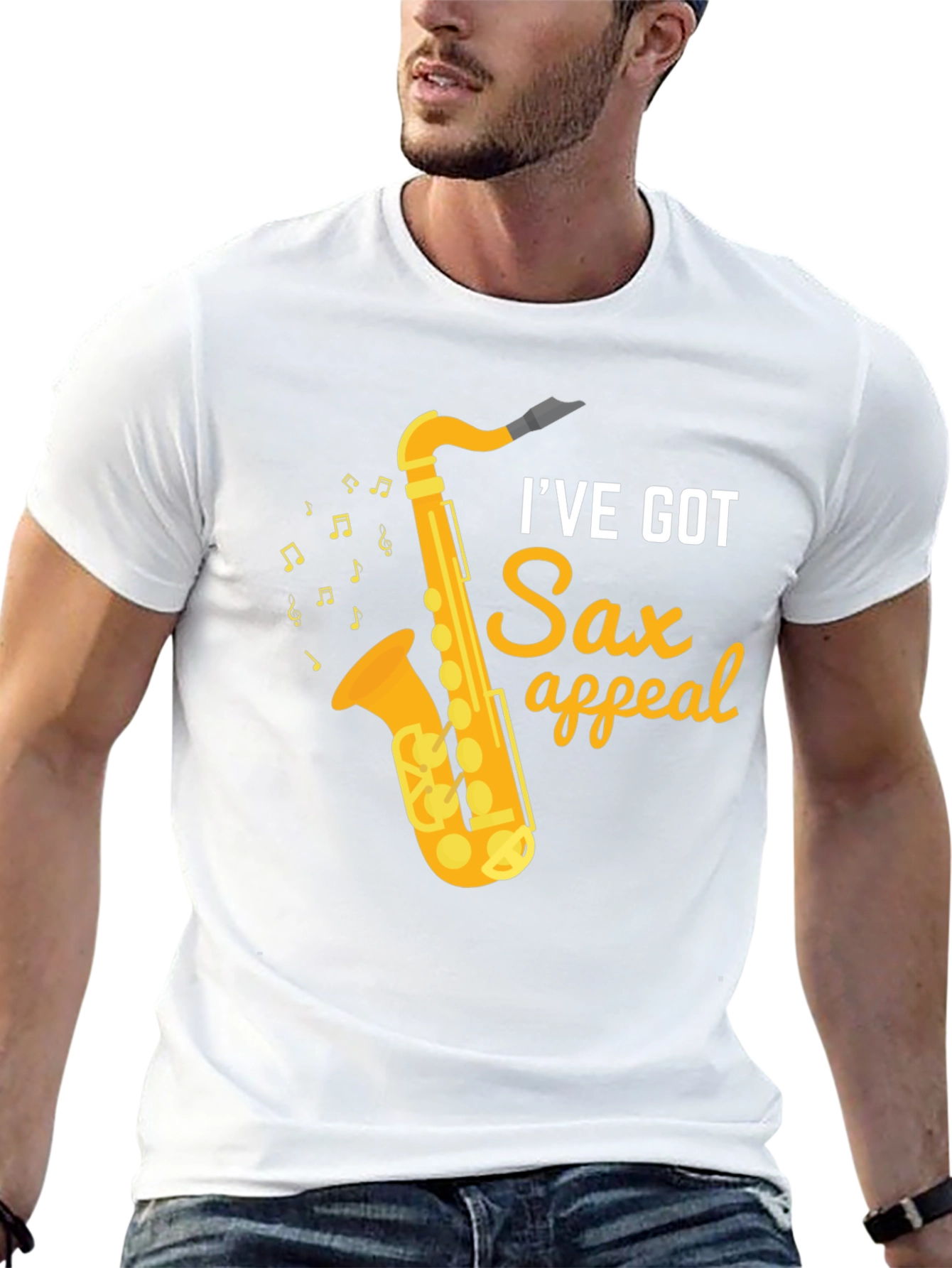 Sax Appeal Graphic Tee - Musician T-Shirt