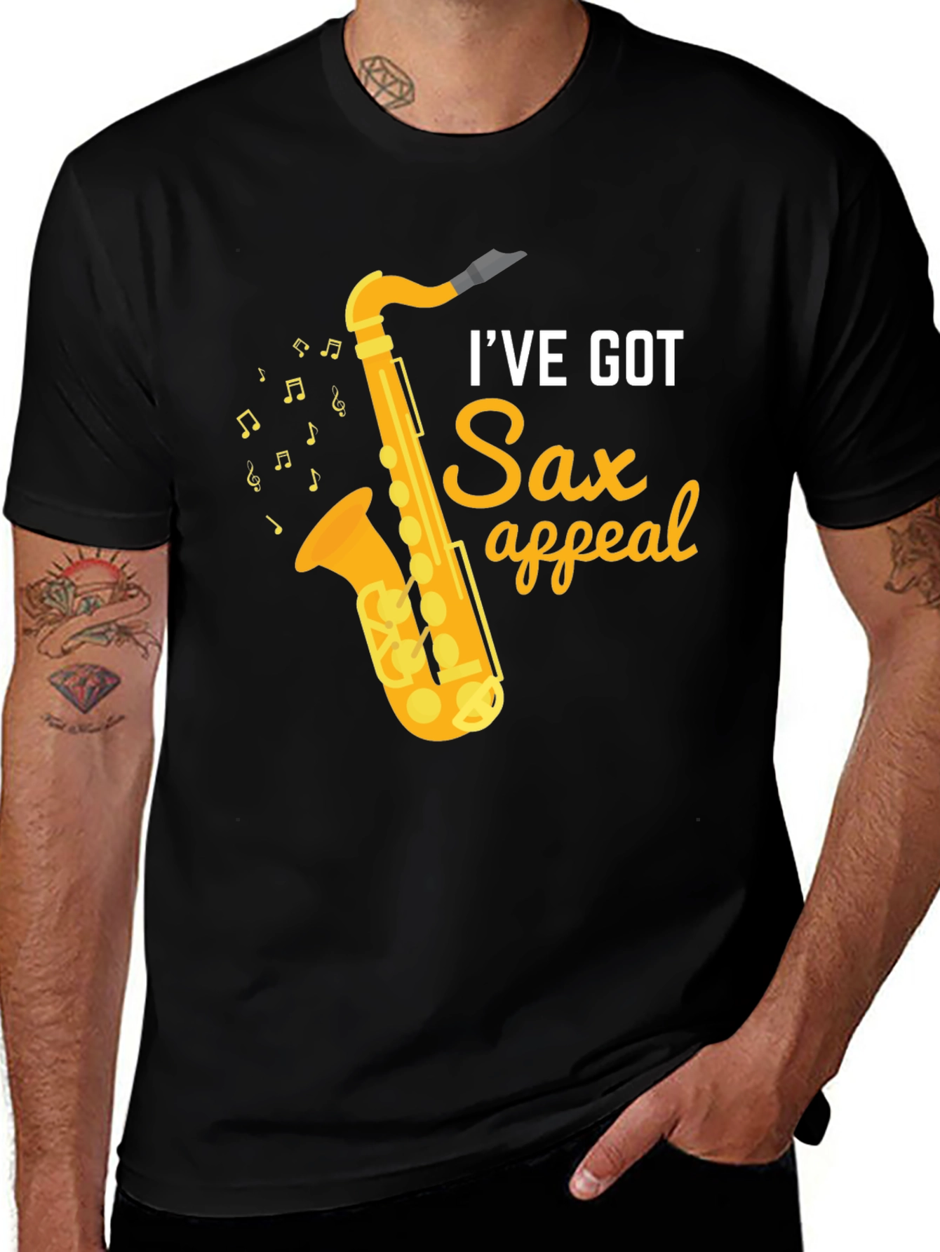 Sax Appeal Graphic Tee - Musician T-Shirt