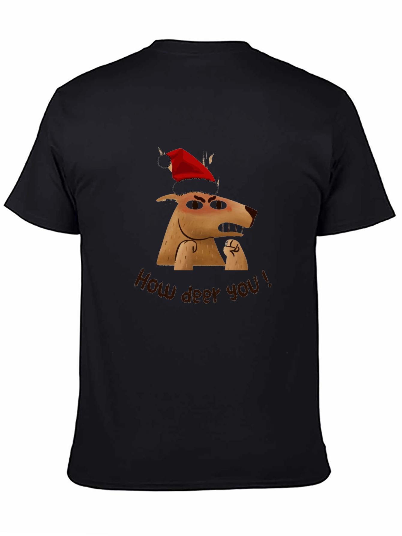 Grumpy Reindeer Christmas T-Shirt