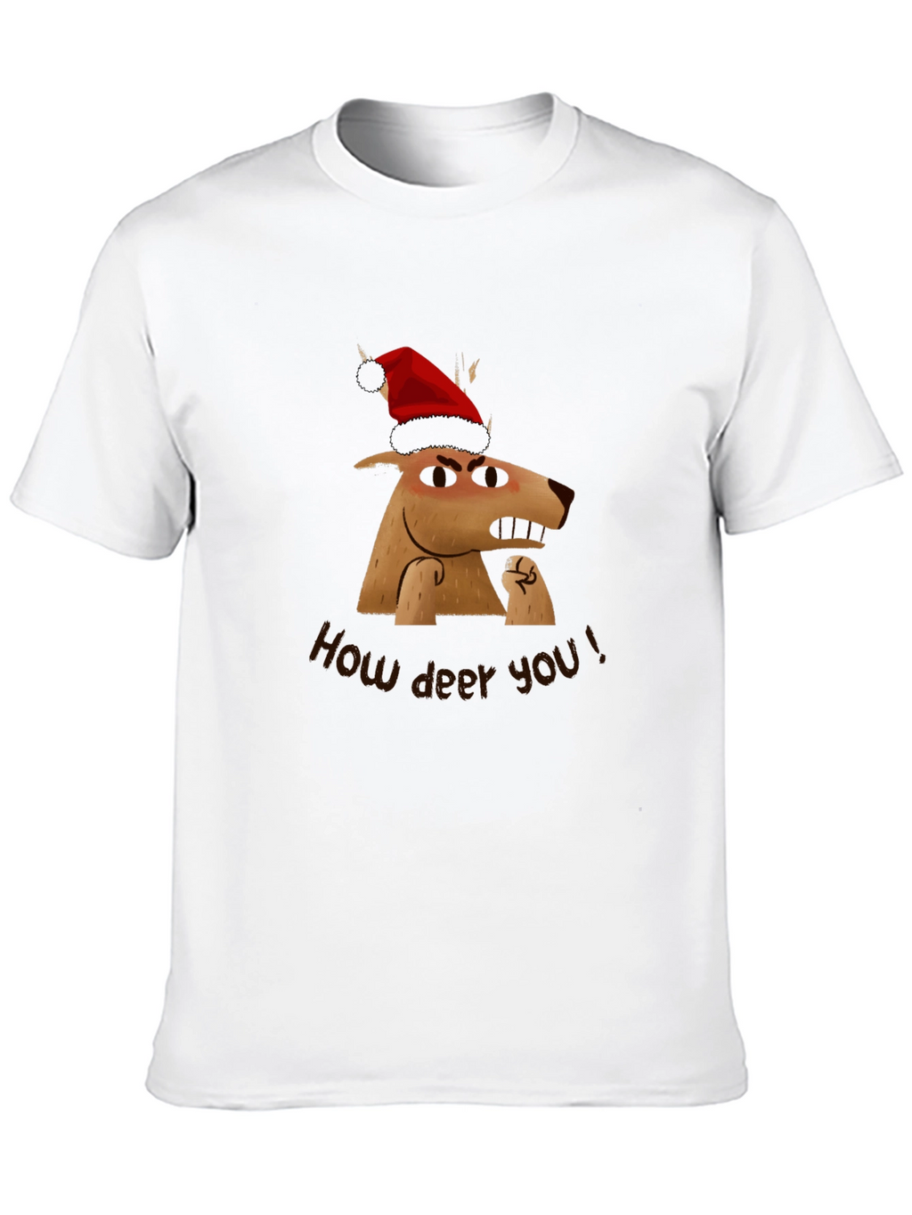 Grumpy Reindeer Christmas T-Shirt