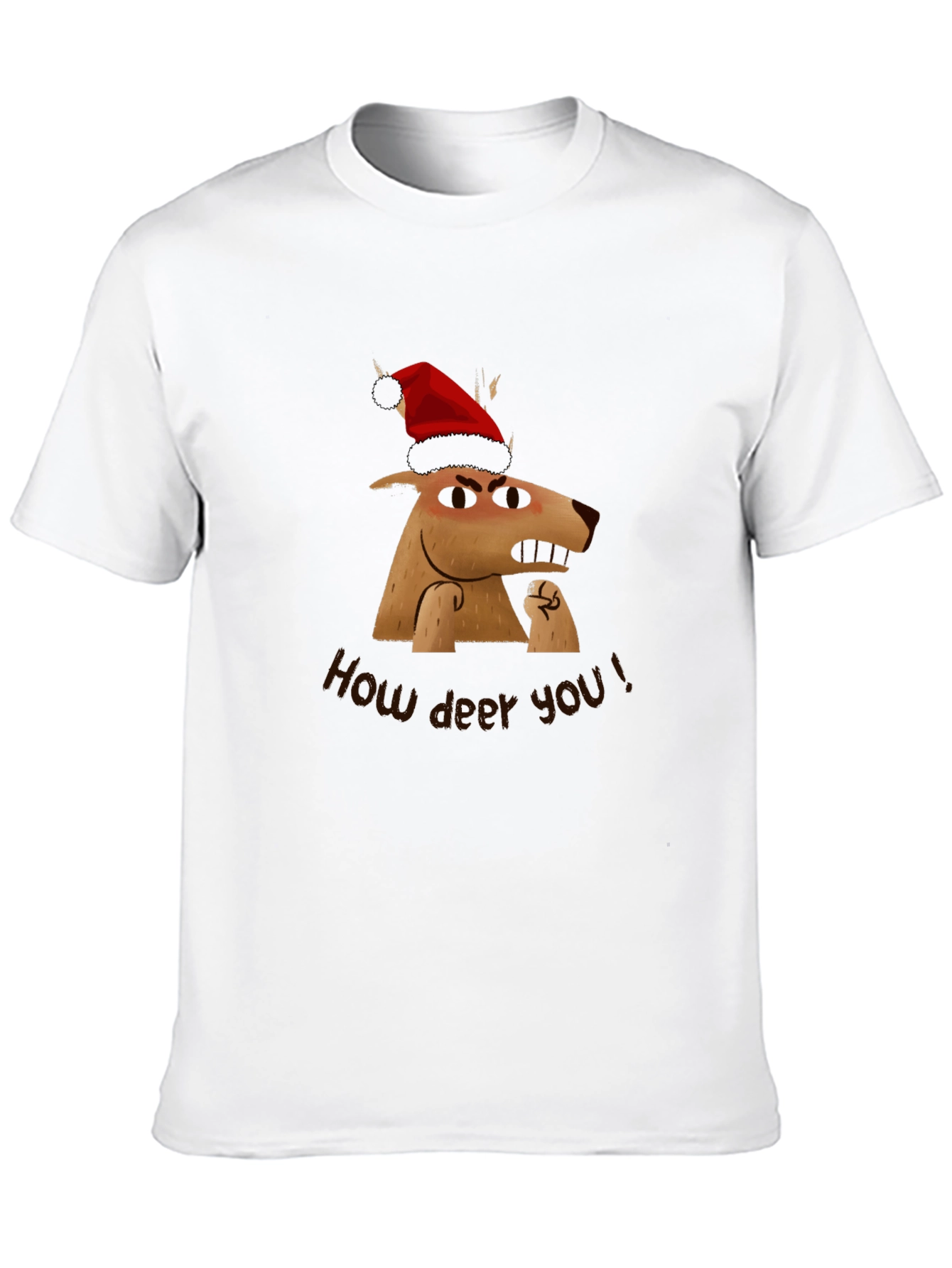 Grumpy Reindeer Christmas T-Shirt