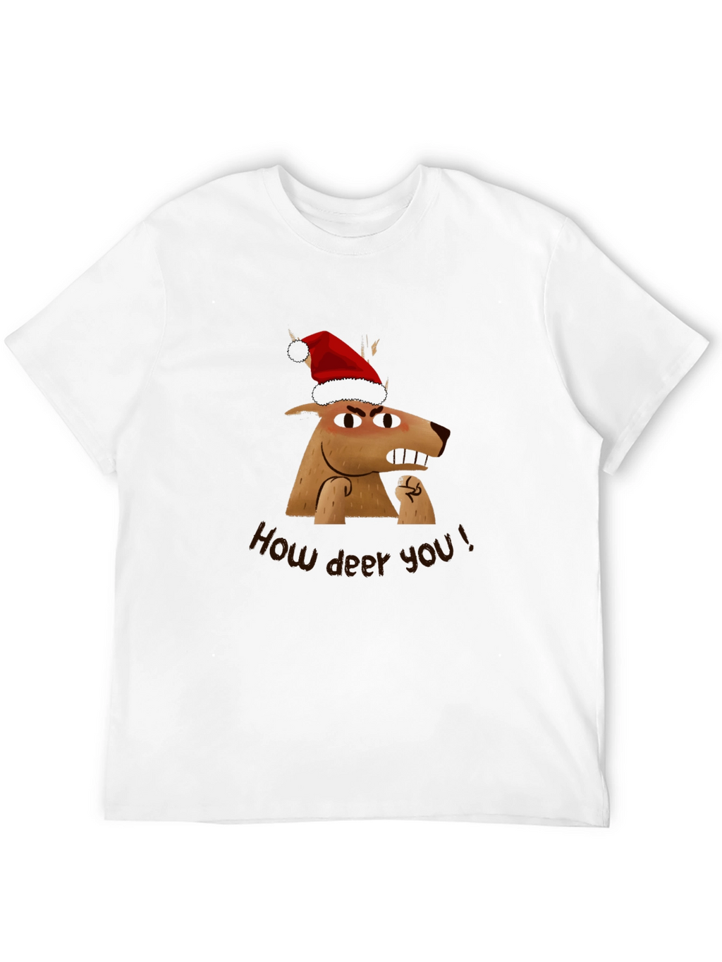 Grumpy Reindeer Christmas T-Shirt