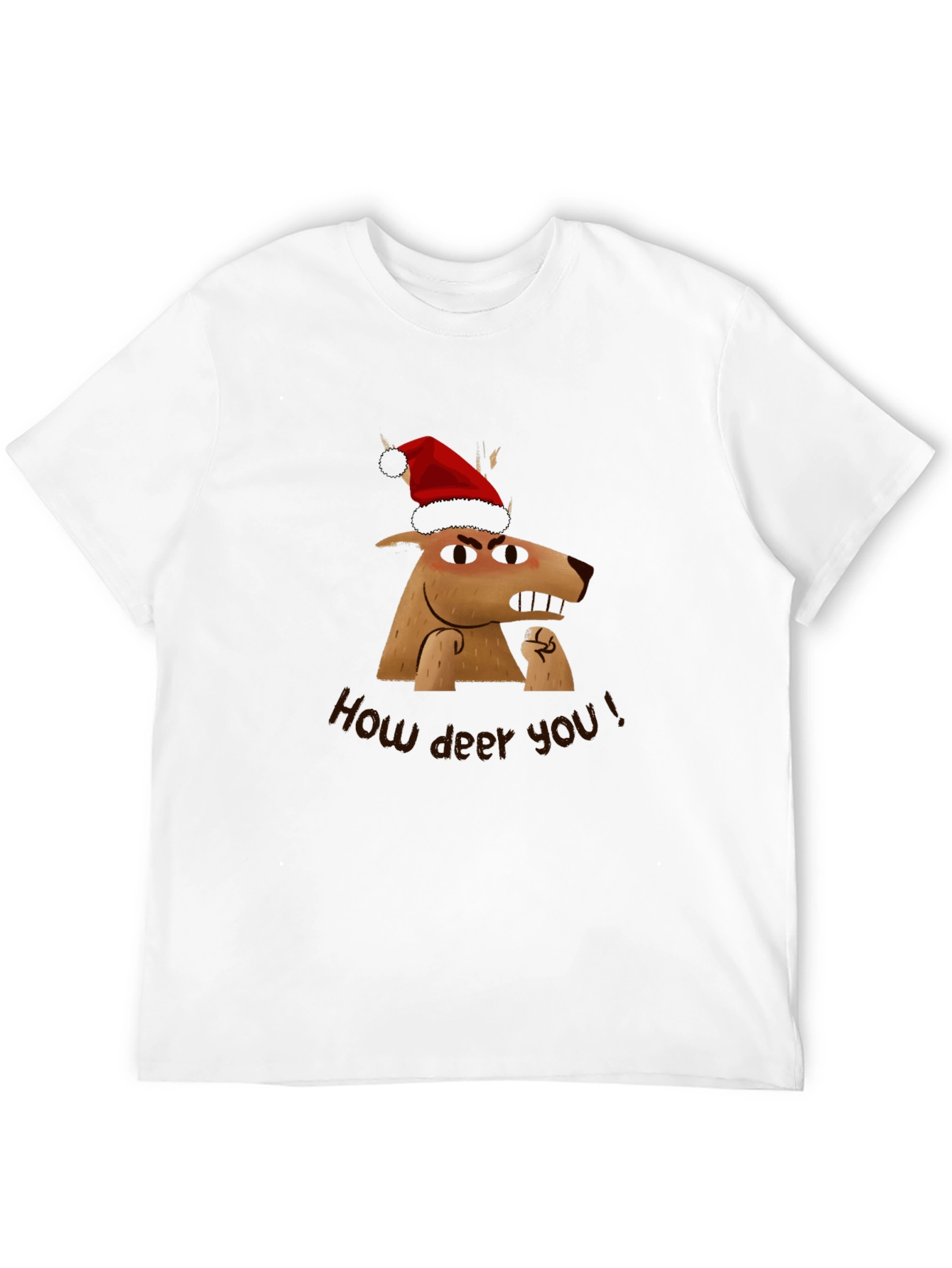 Grumpy Reindeer Christmas T-Shirt