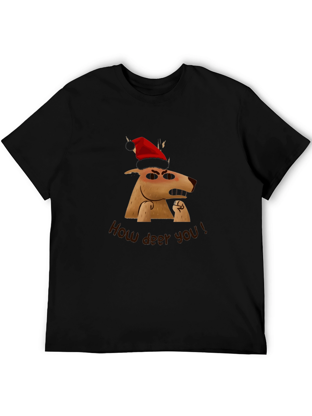 Grumpy Reindeer Christmas T-Shirt
