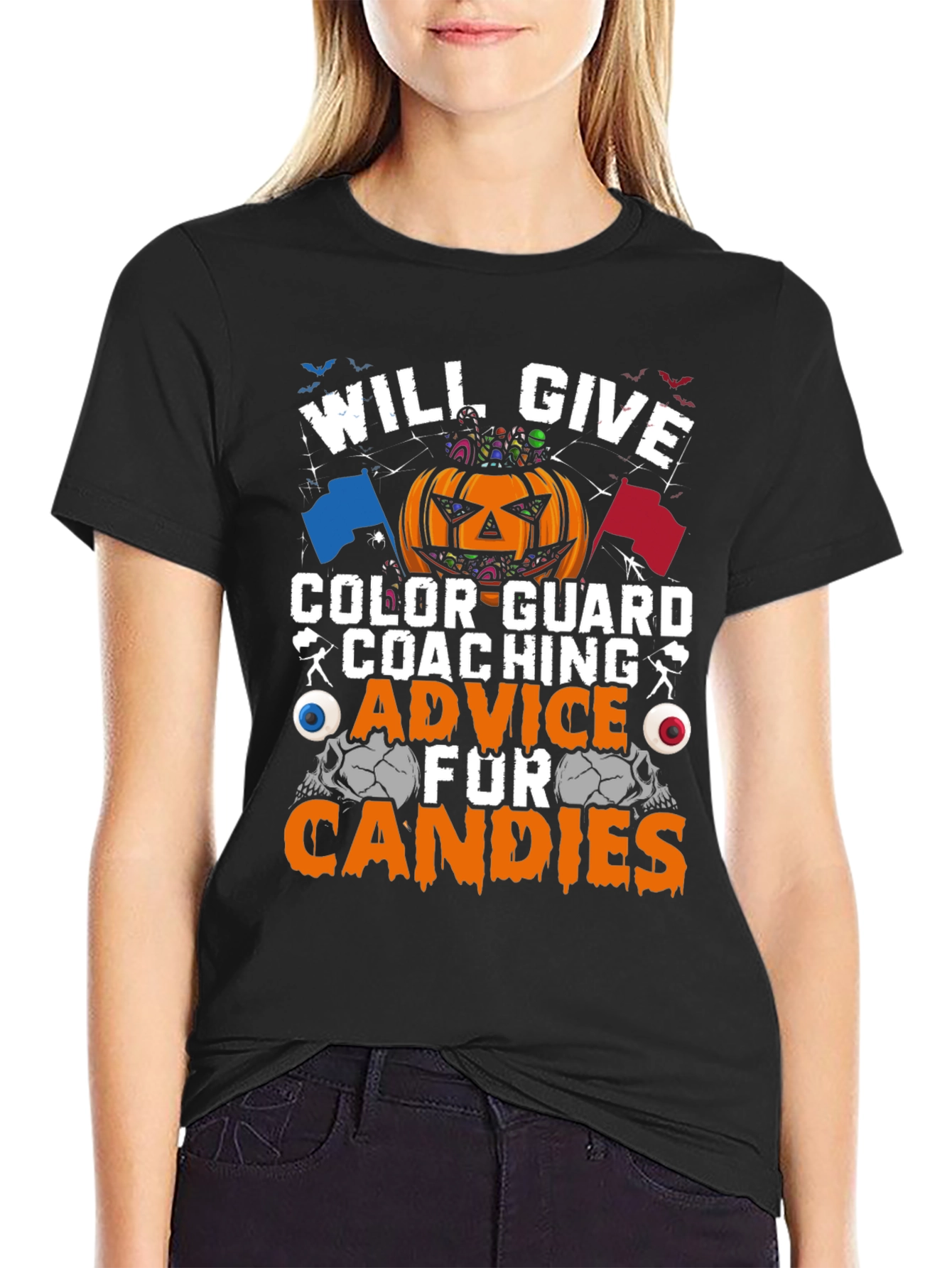 Halloween Color Guard Coaching T-Shirt