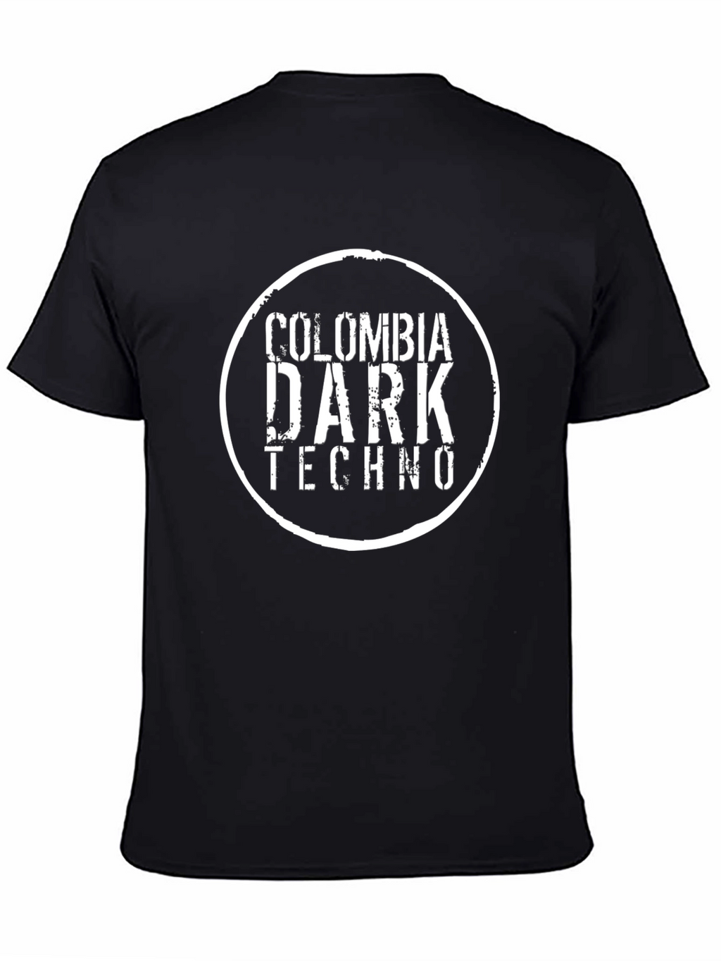 Colombia Dark Techno Graphic T-Shirt