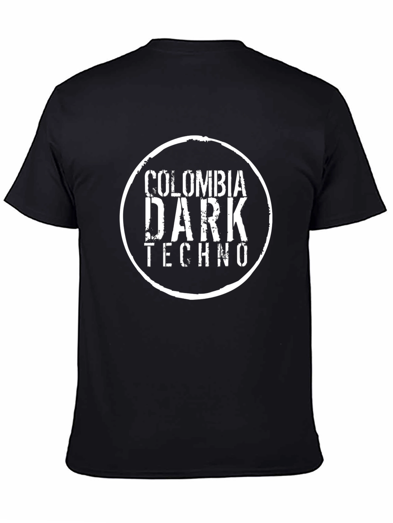 Colombia Dark Techno Graphic T-Shirt