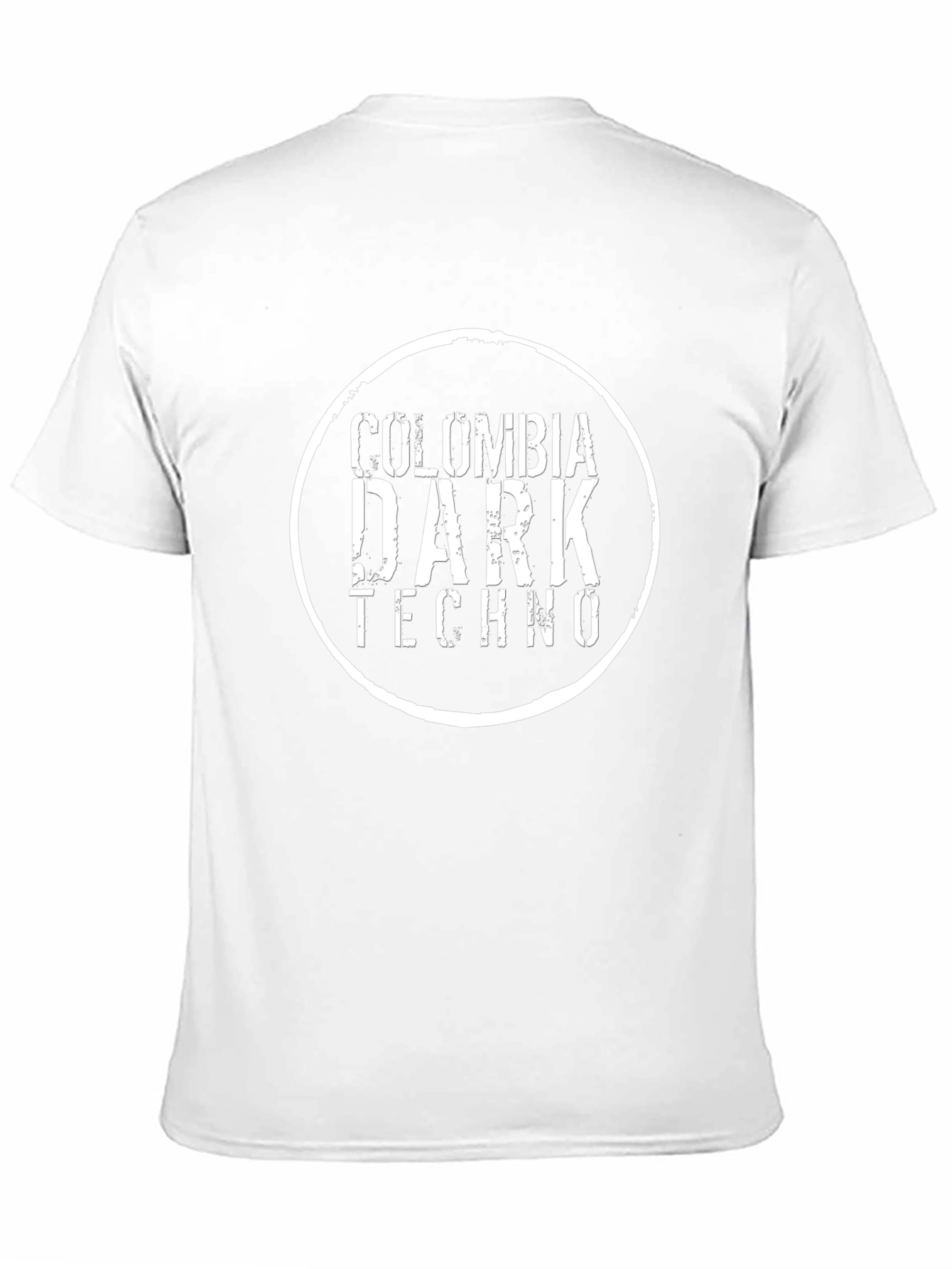 Colombia Dark Techno Graphic T-Shirt