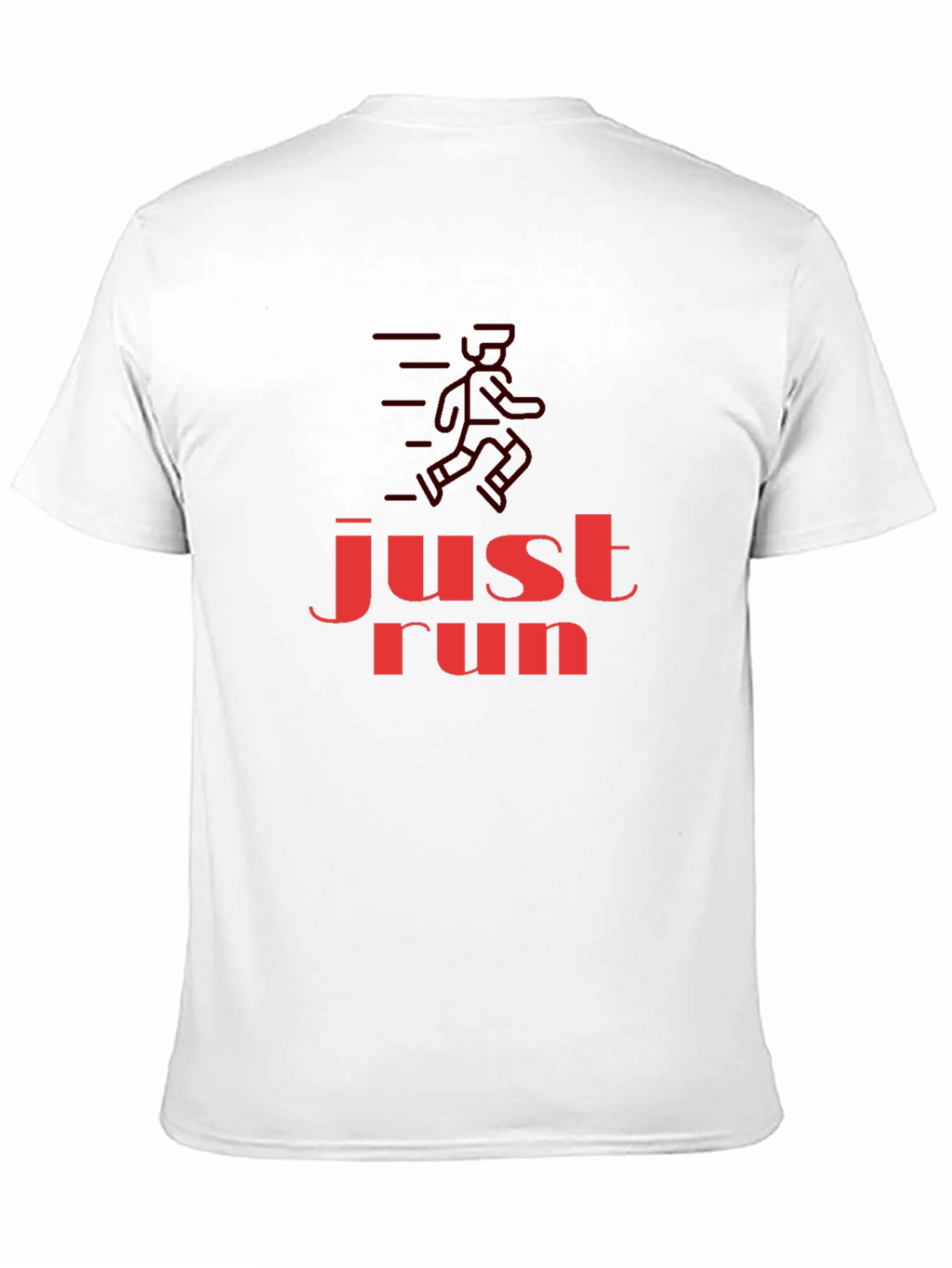 Just Run Graphic T-Shirt - Black