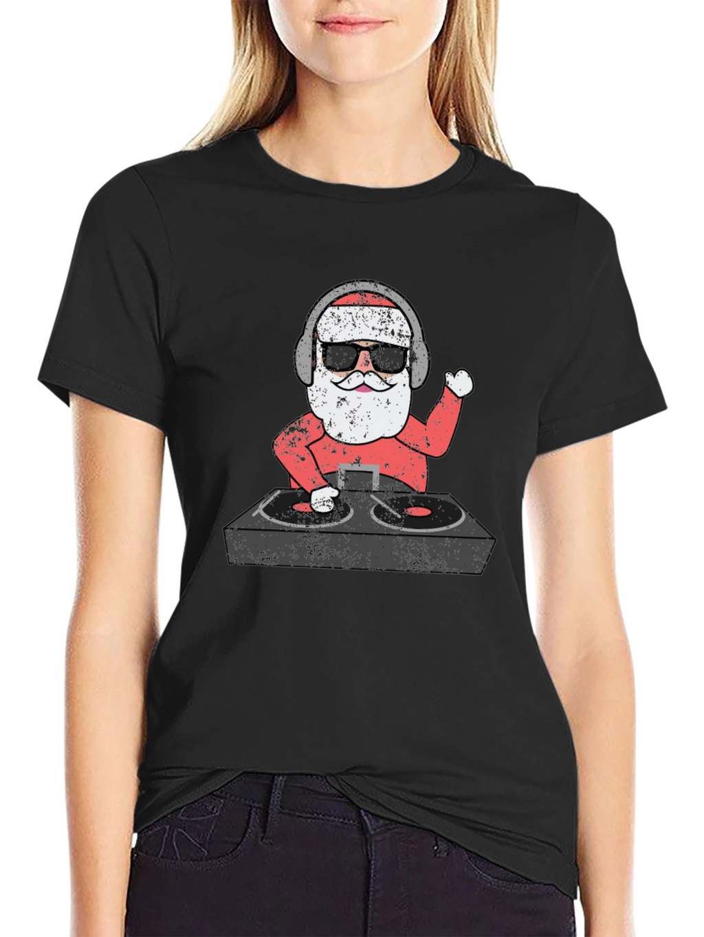 DJ Santa T-Shirt - Holiday Music Lover