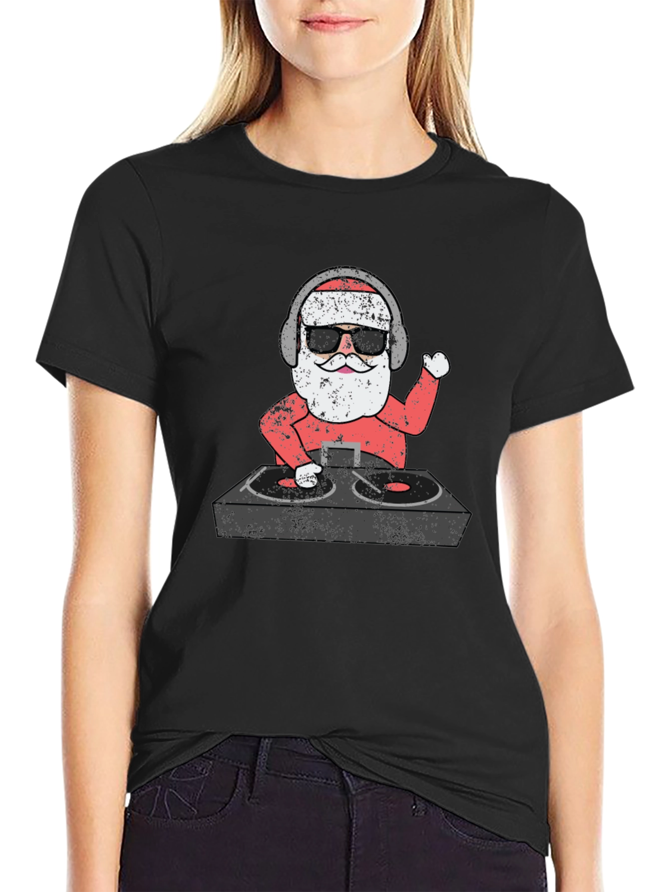 DJ Santa T-Shirt - Holiday Music Lover