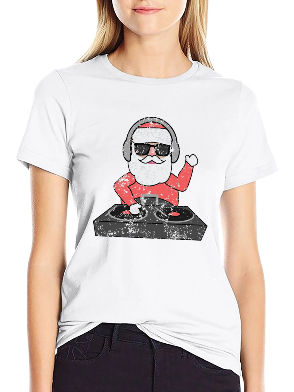DJ Santa T-Shirt - Holiday Music Lover