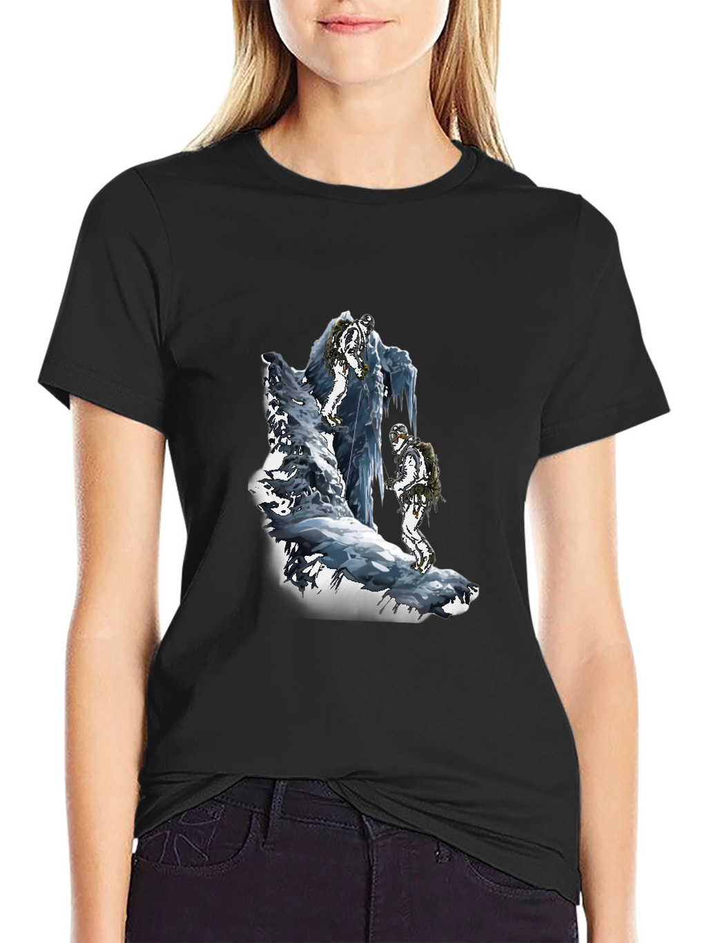 Ice Climber Graphic T-Shirt - Adventure Ready