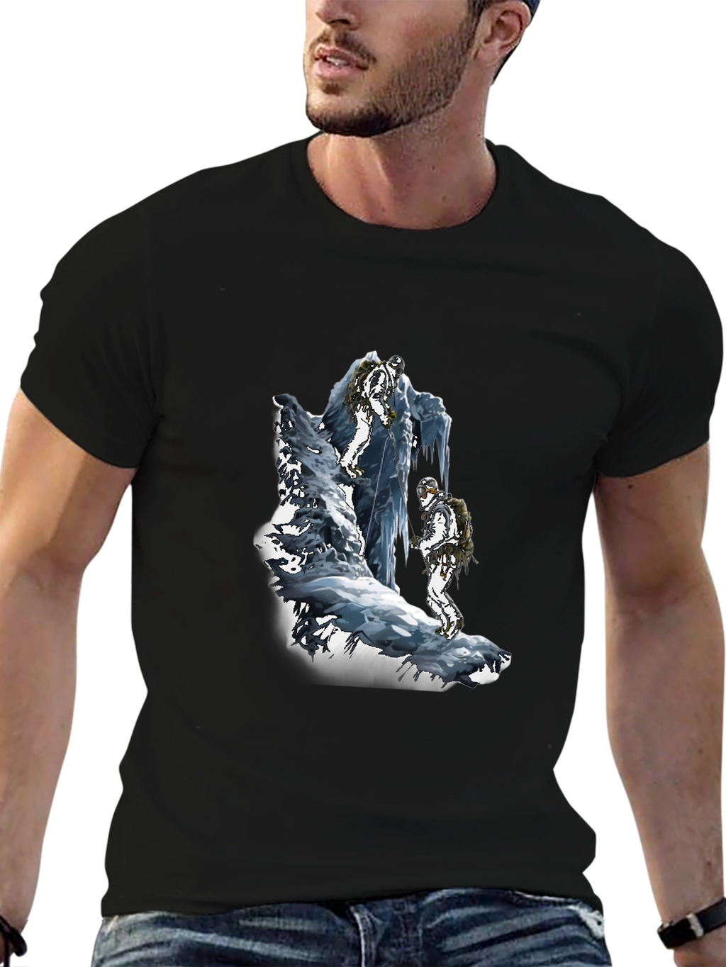 Ice Climber Graphic T-Shirt - Adventure Ready