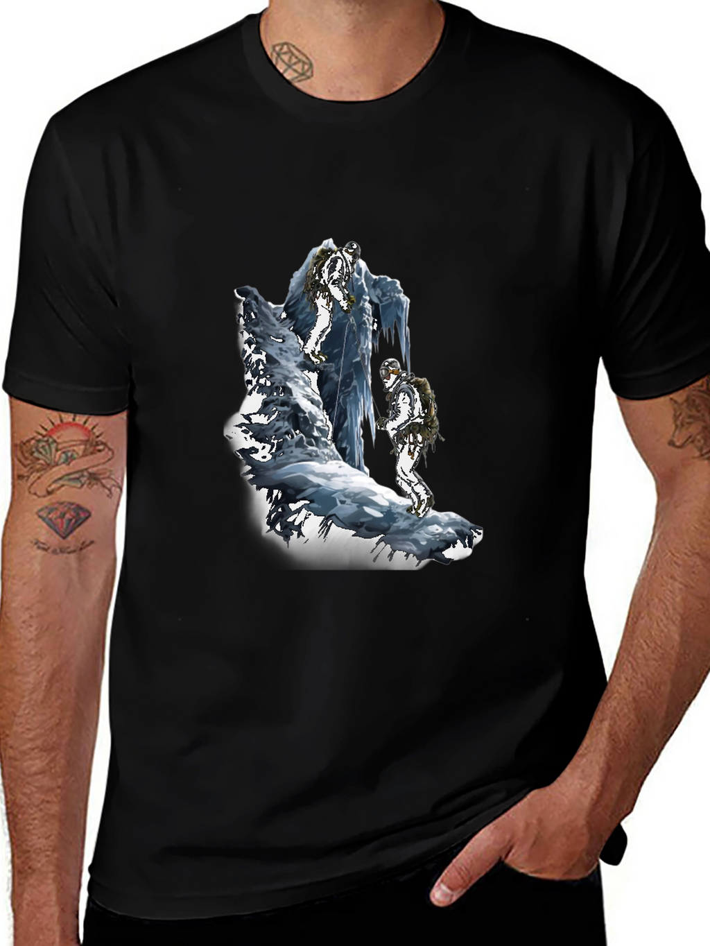 Ice Climber Graphic T-Shirt - Adventure Ready