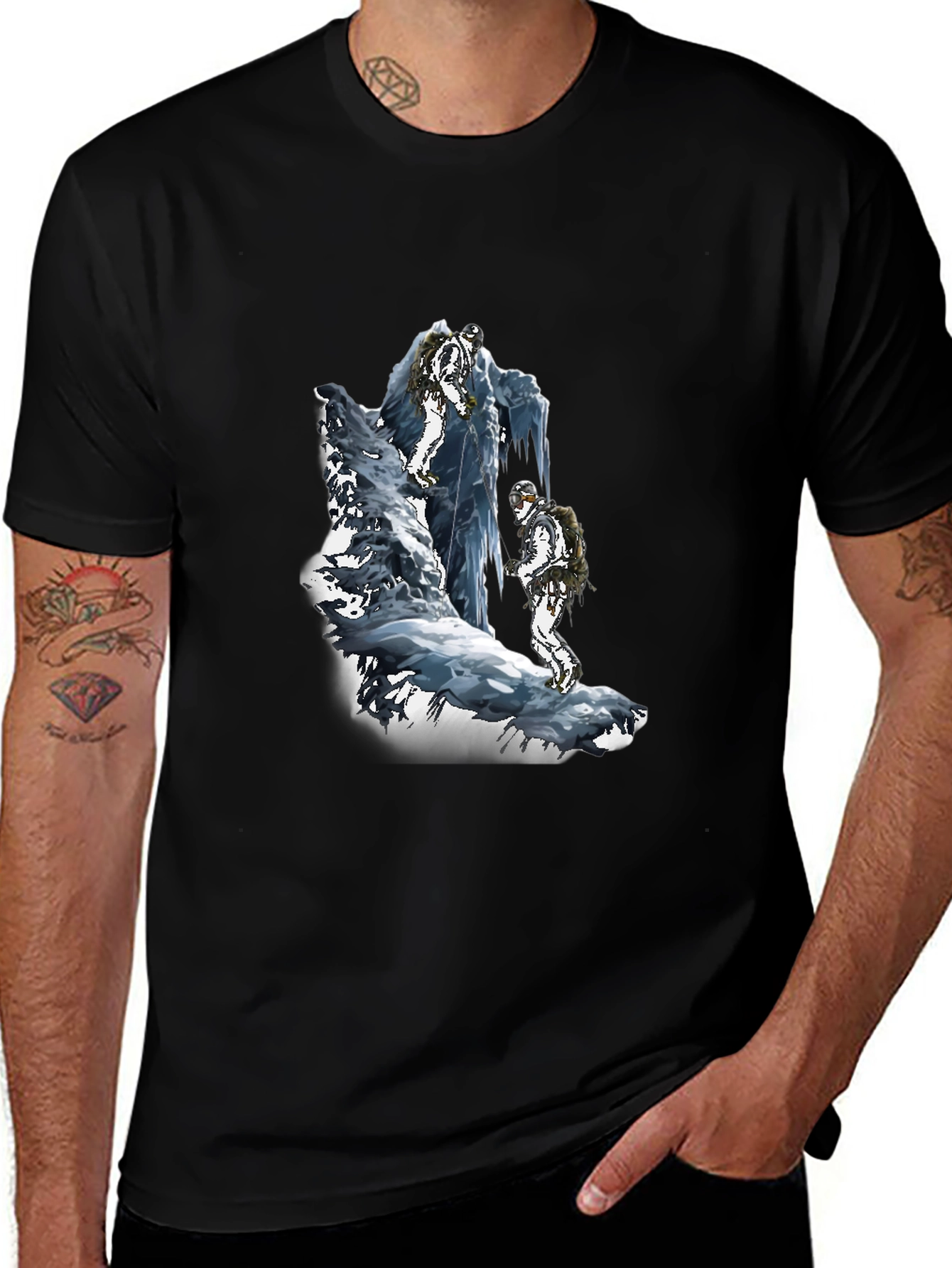 Ice Climber Graphic T-Shirt - Adventure Ready