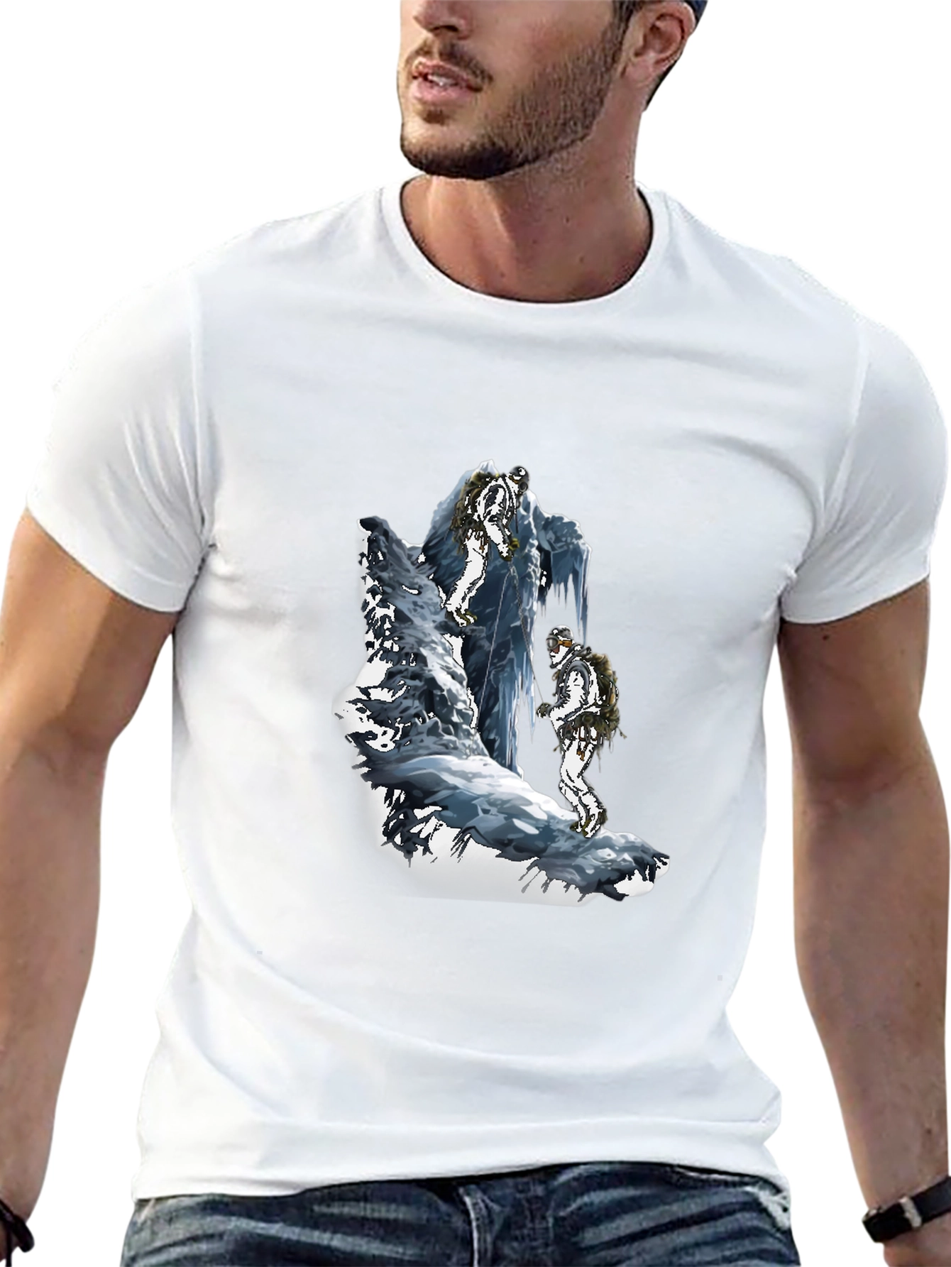Ice Climber Graphic T-Shirt - Adventure Ready