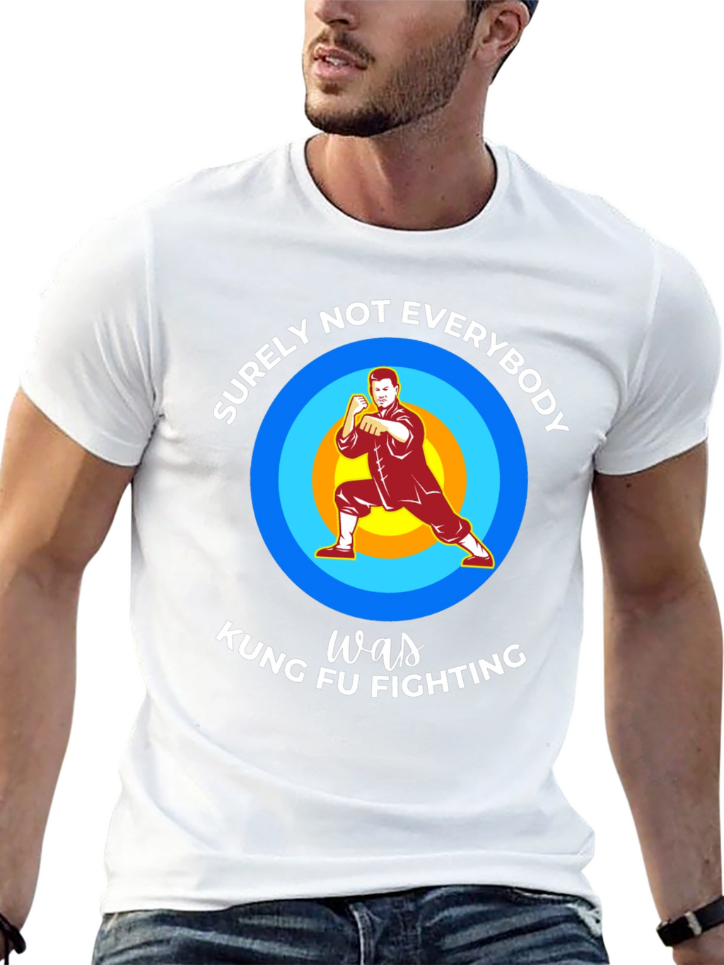 Kung Fu Fighting Graphic T-Shirt - Surely Not Everybody
