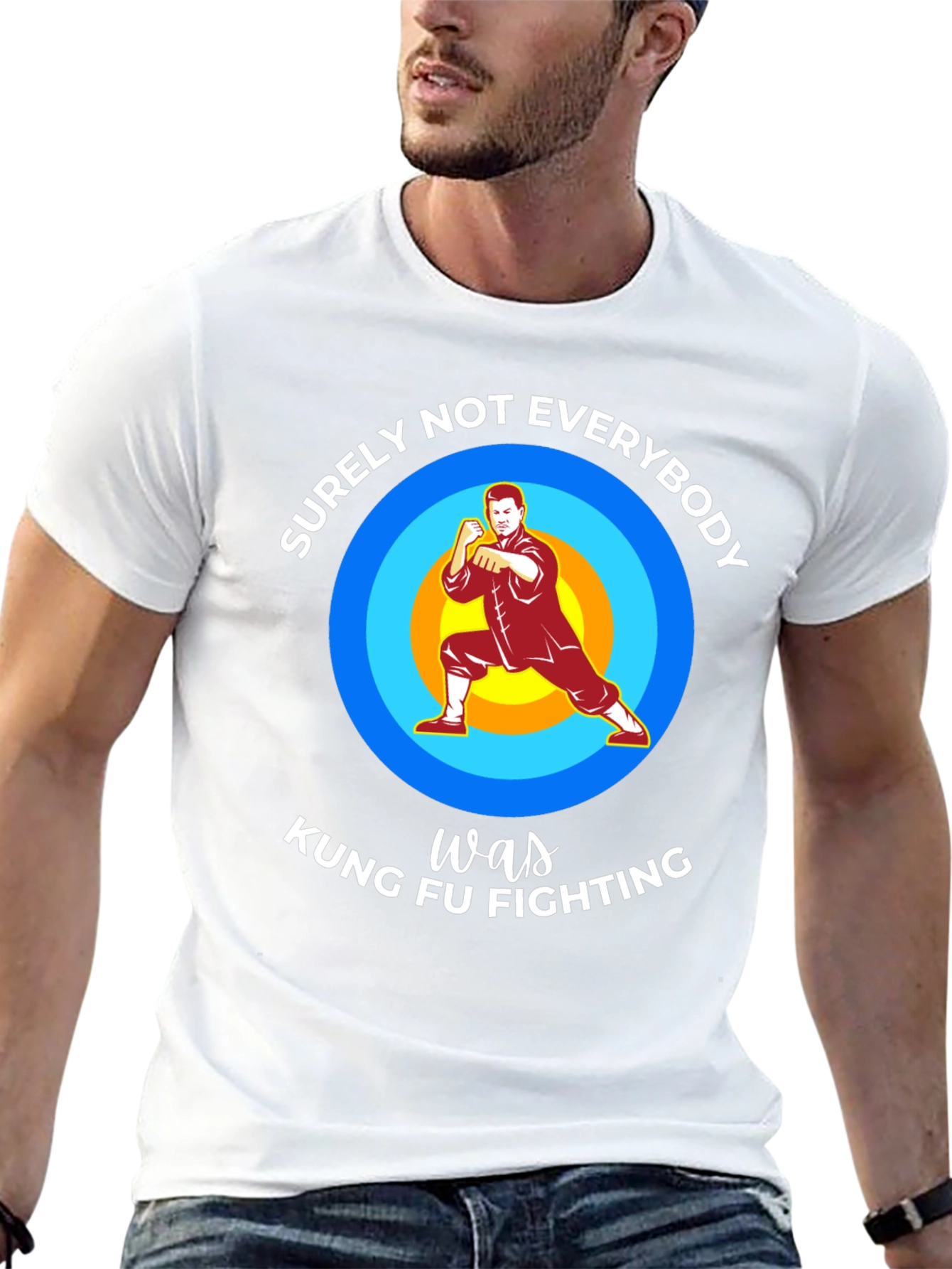 Kung Fu Fighting Graphic T-Shirt - Surely Not Everybody