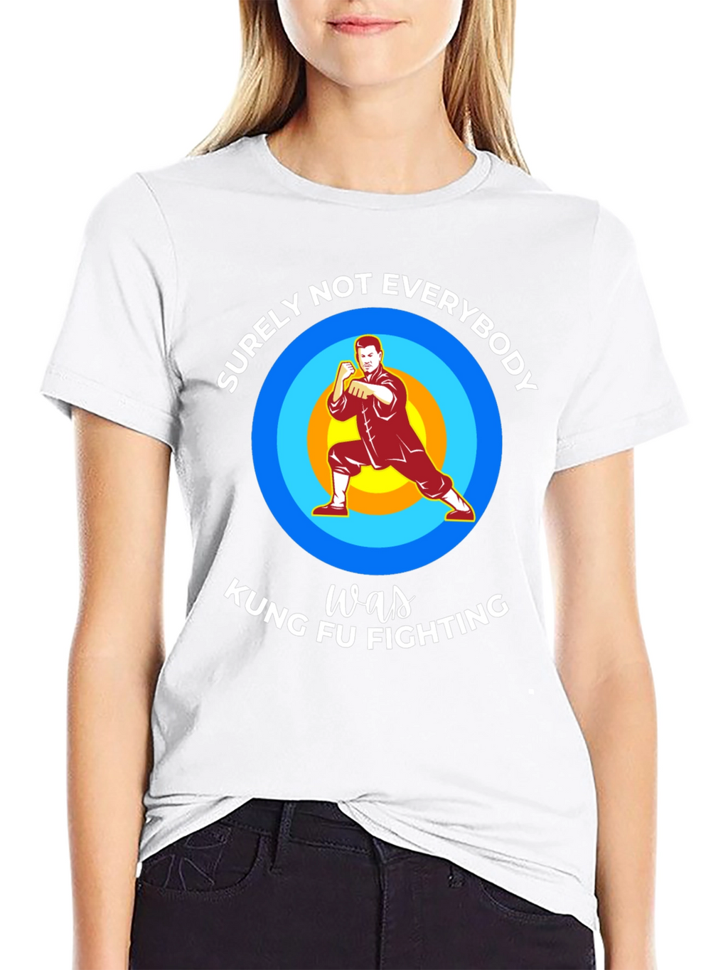 Kung Fu Fighting Graphic T-Shirt - Surely Not Everybody