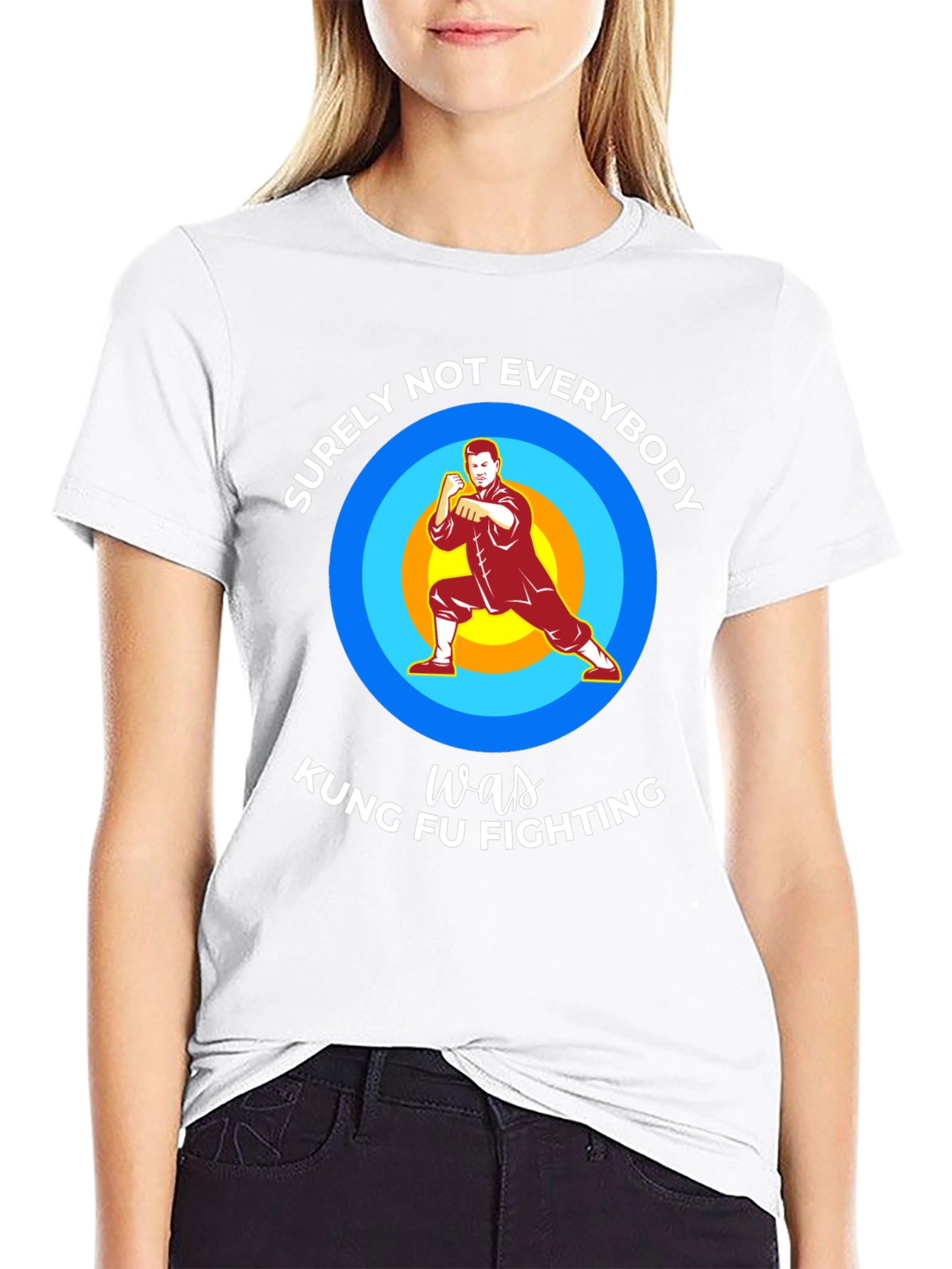 Kung Fu Fighting Graphic T-Shirt - Surely Not Everybody