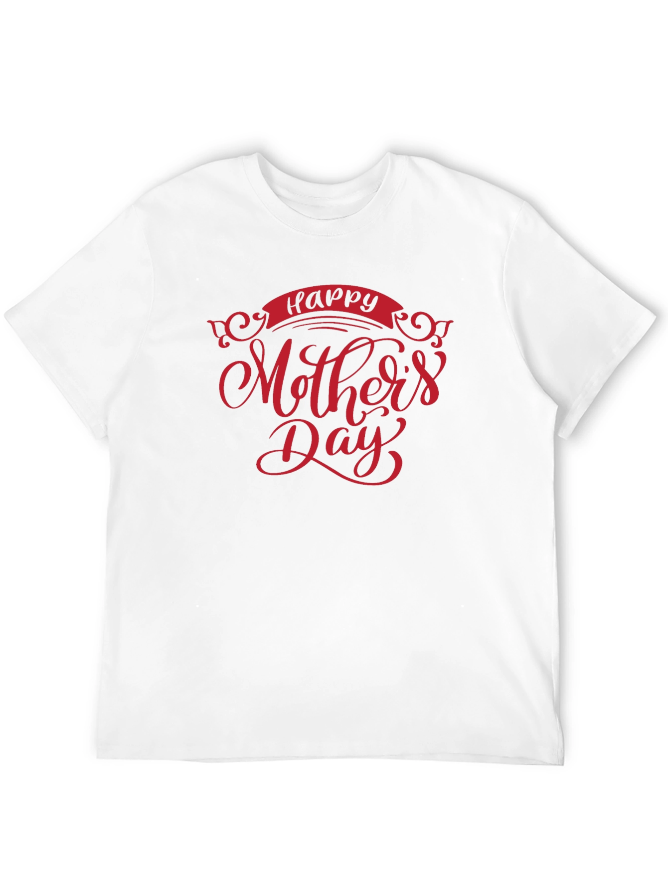 Happy Mothers Day Graphic Tee - Black