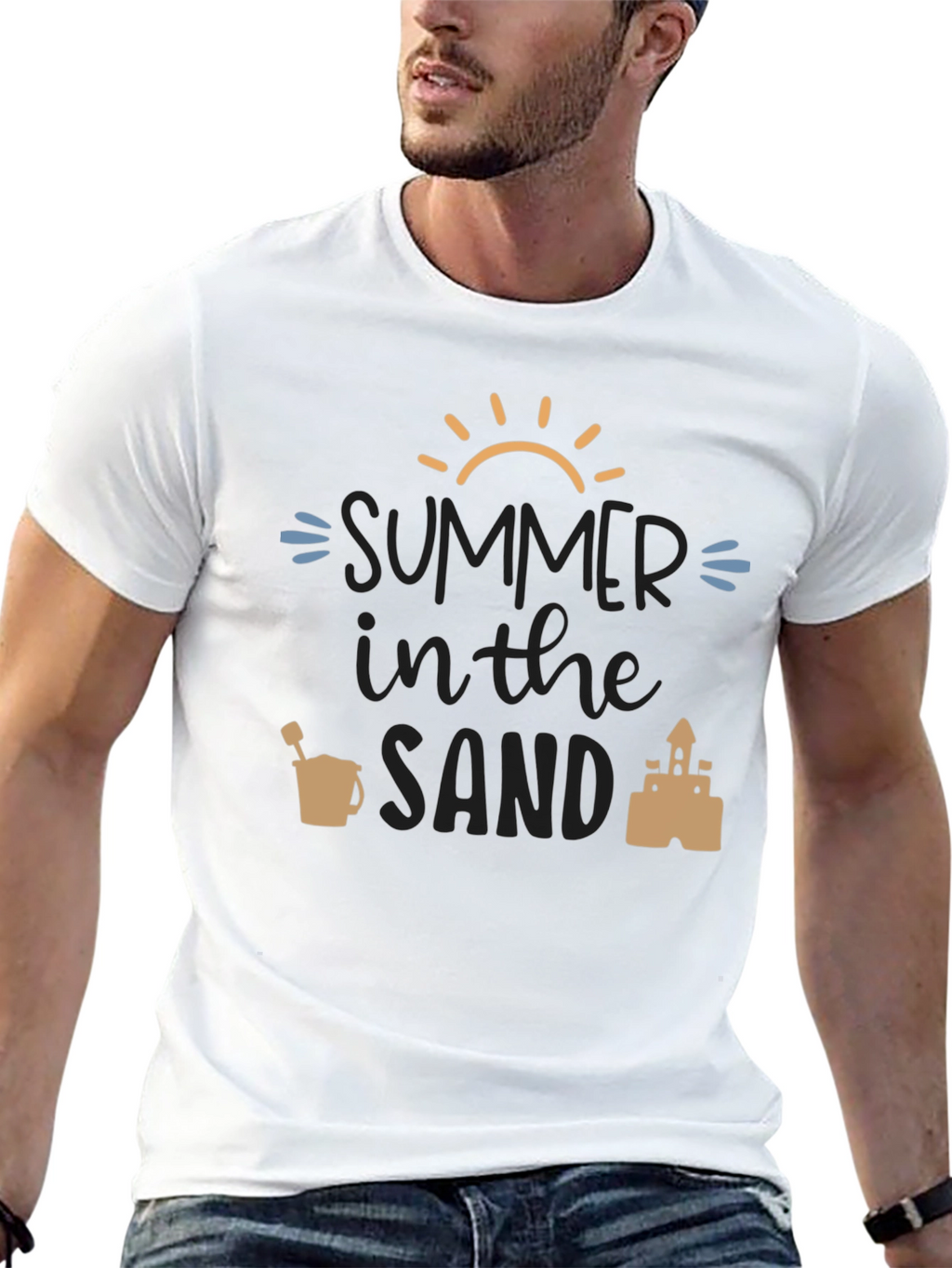 Summer in the Sand Graphic T-Shirt