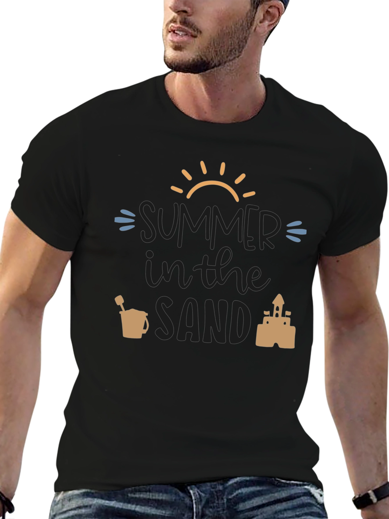 Summer in the Sand Graphic T-Shirt