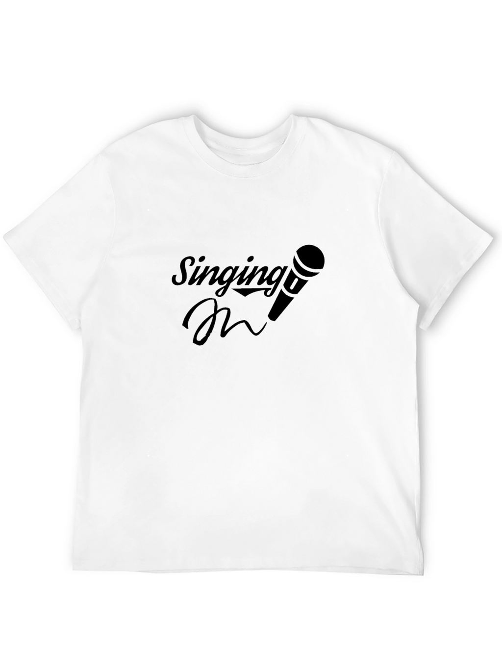 Singing Microphone Graphic T-Shirt