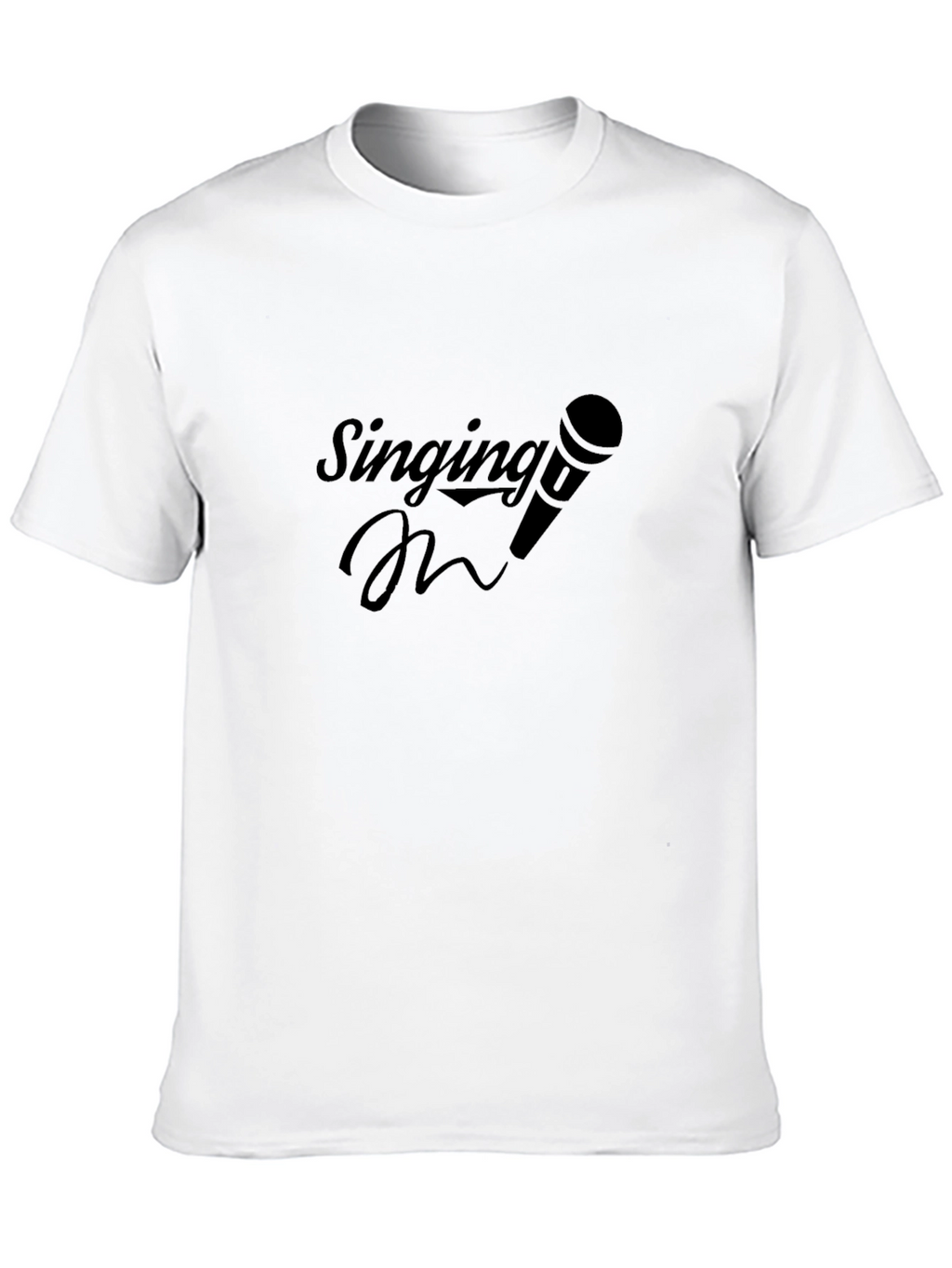 Singing Microphone Graphic T-Shirt