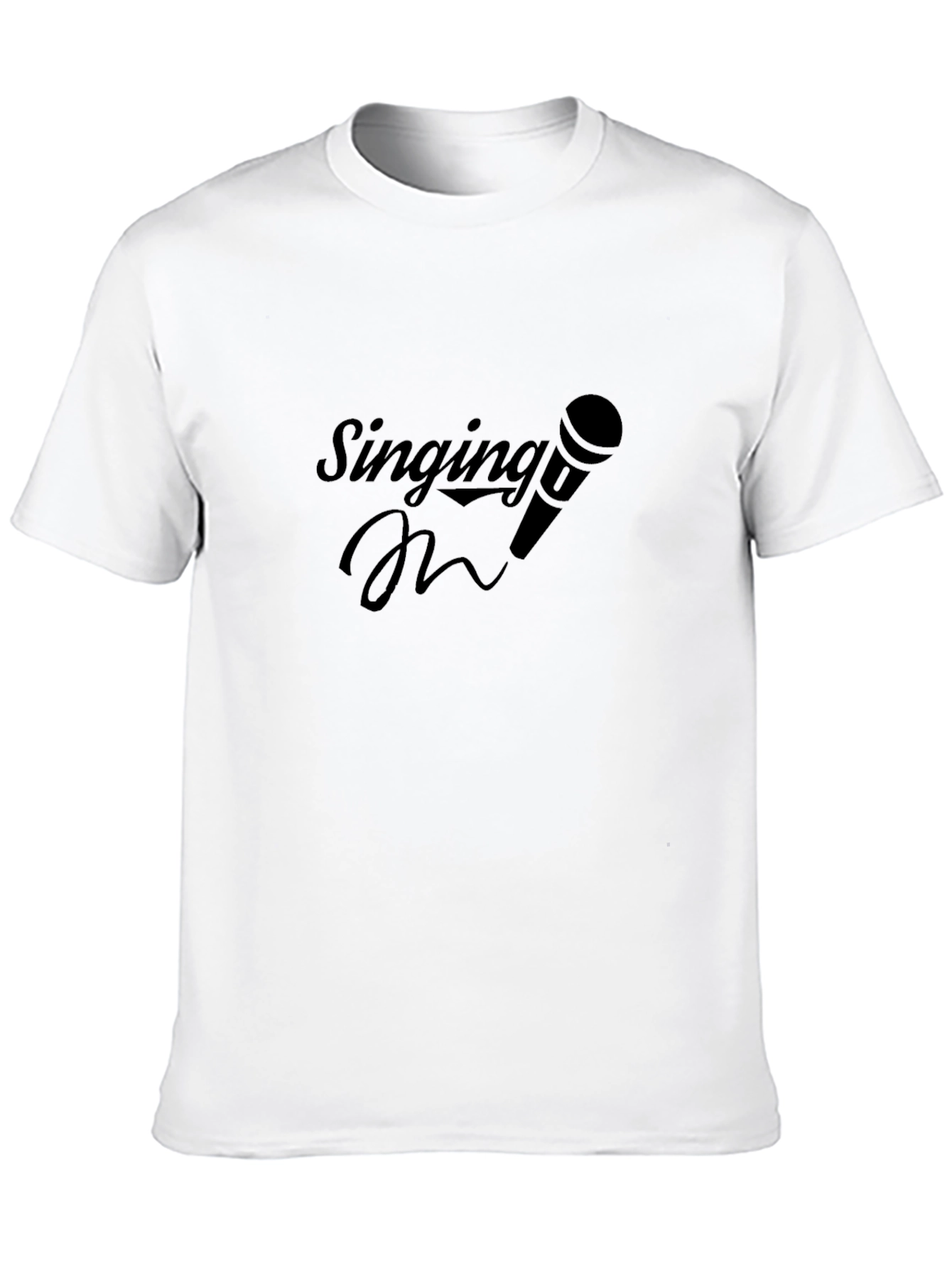 Singing Microphone Graphic T-Shirt