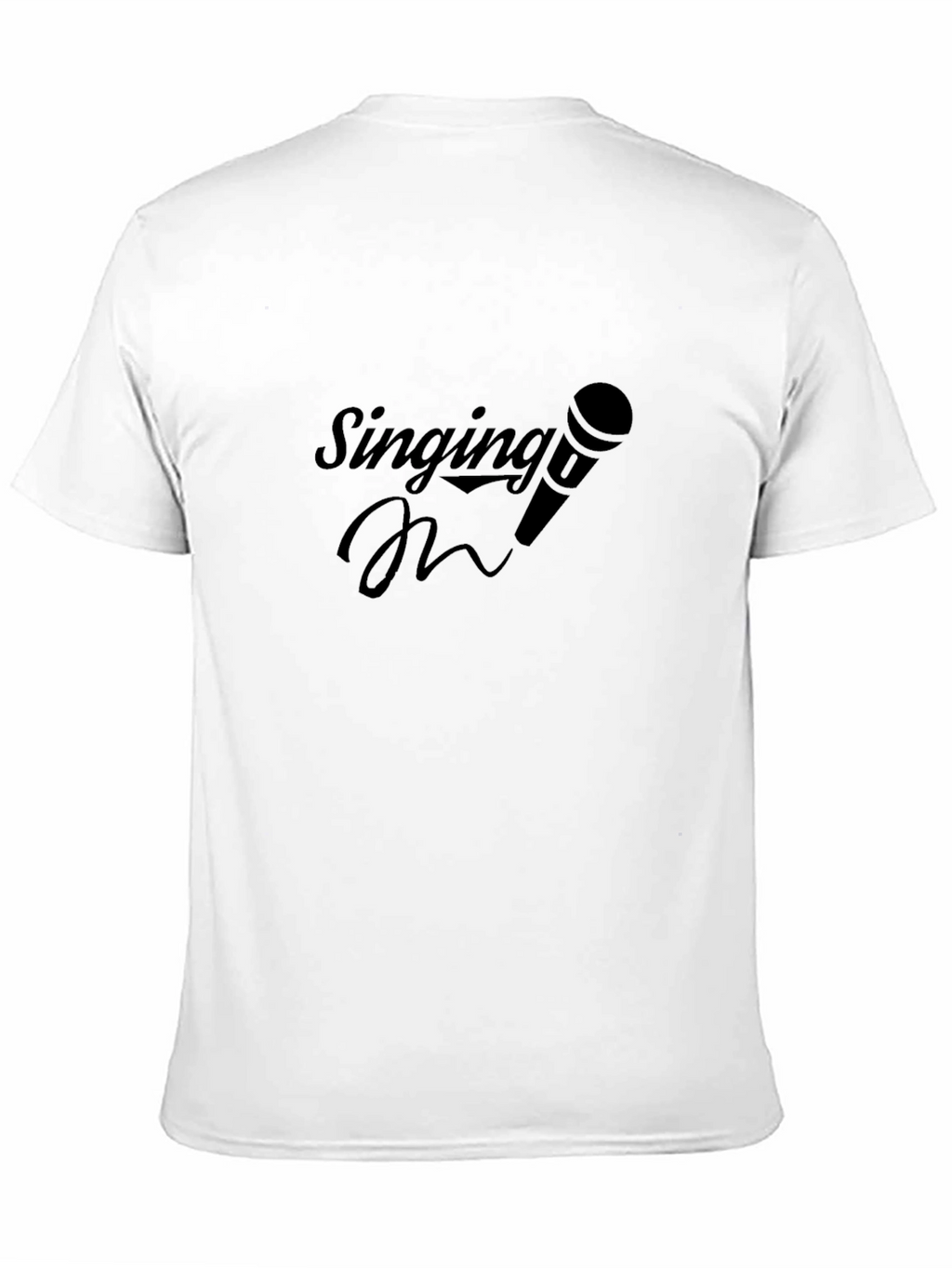 Singing Microphone Graphic T-Shirt