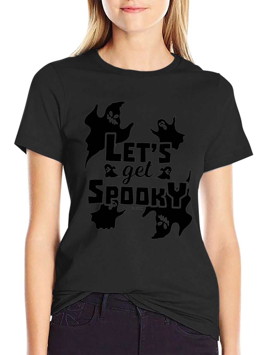 Spooky Season Black Graphic Tee