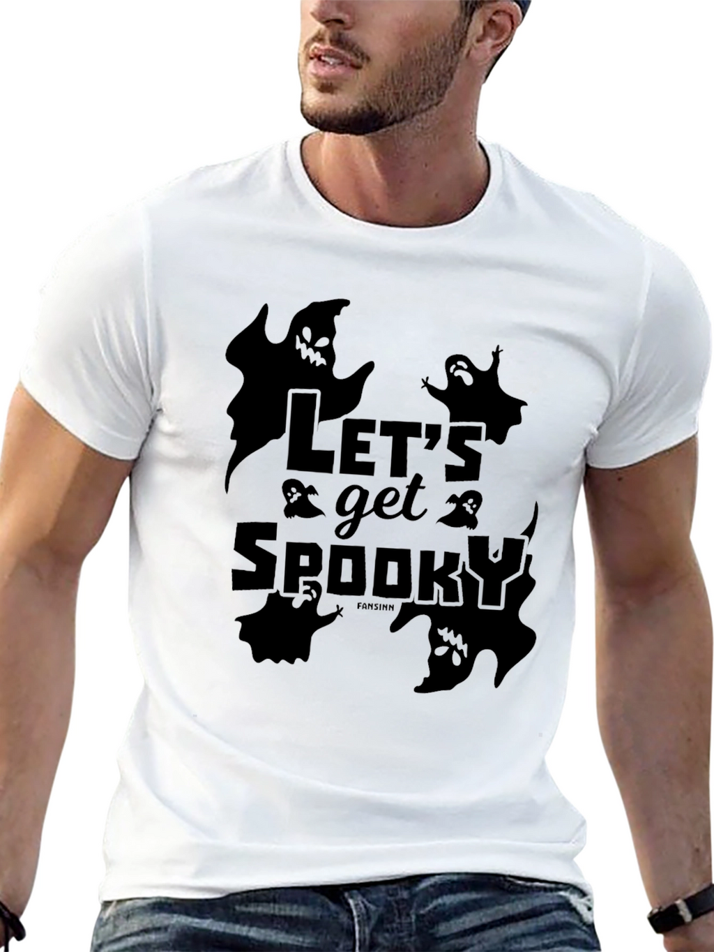 Spooky Season Black Graphic Tee