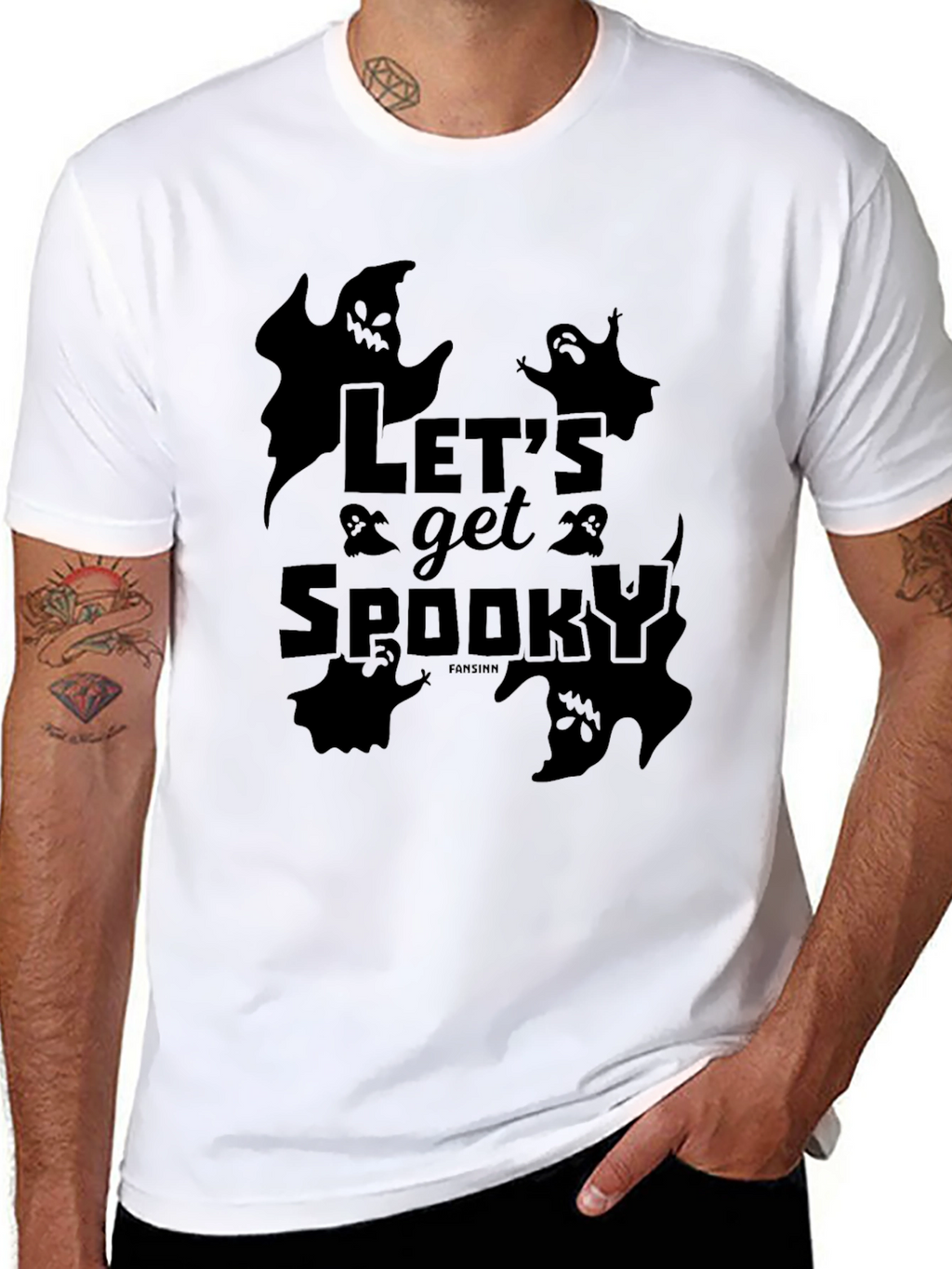 Spooky Season Black Graphic Tee