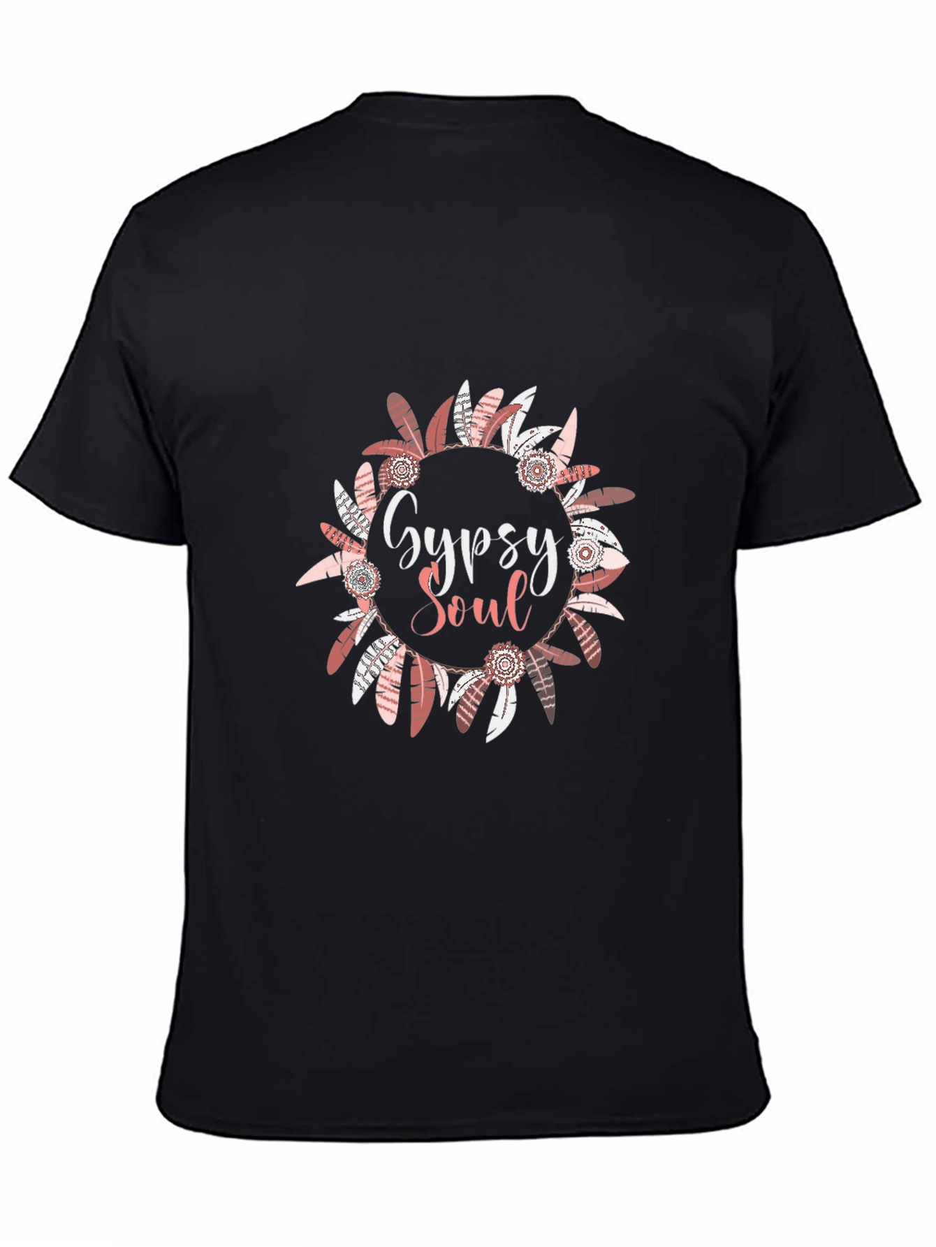 Gypsy Soul Feather Wreath Graphic Tee