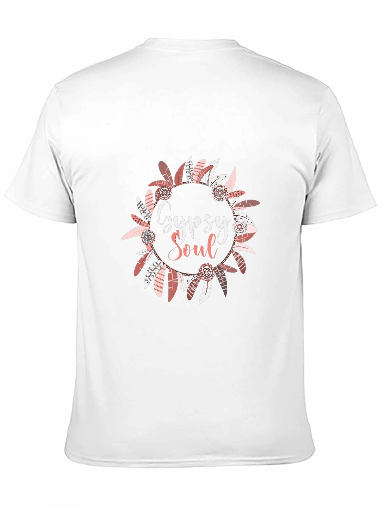 Gypsy Soul Feather Wreath Graphic Tee