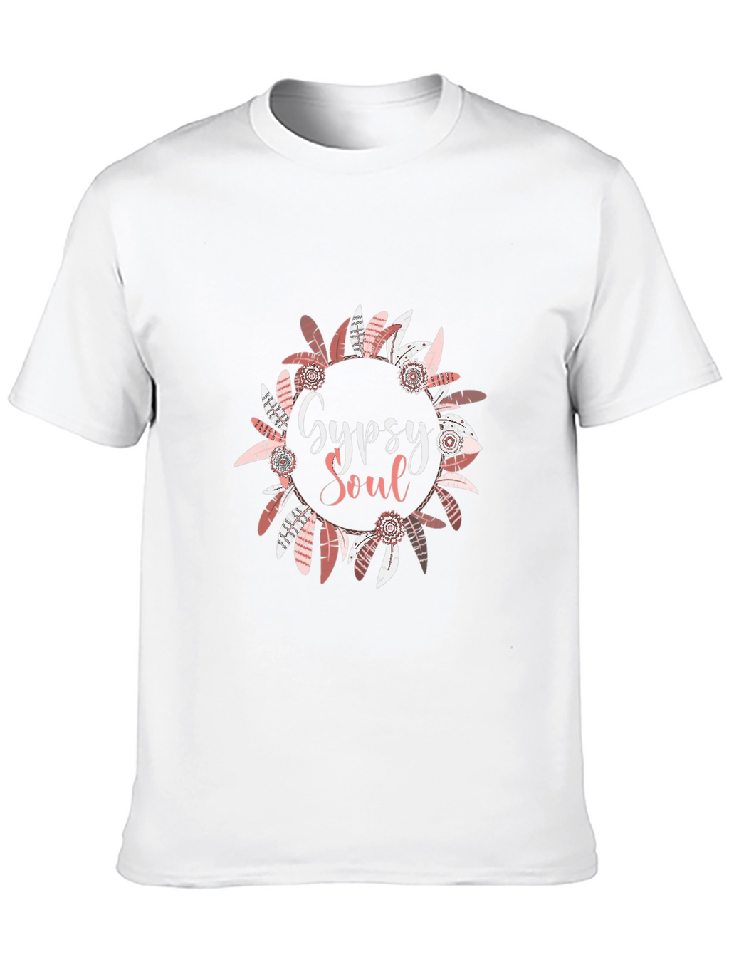 Gypsy Soul Feather Wreath Graphic Tee