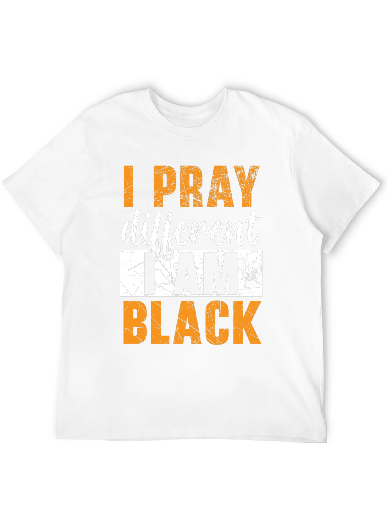 I Pray Different Black T-Shirt