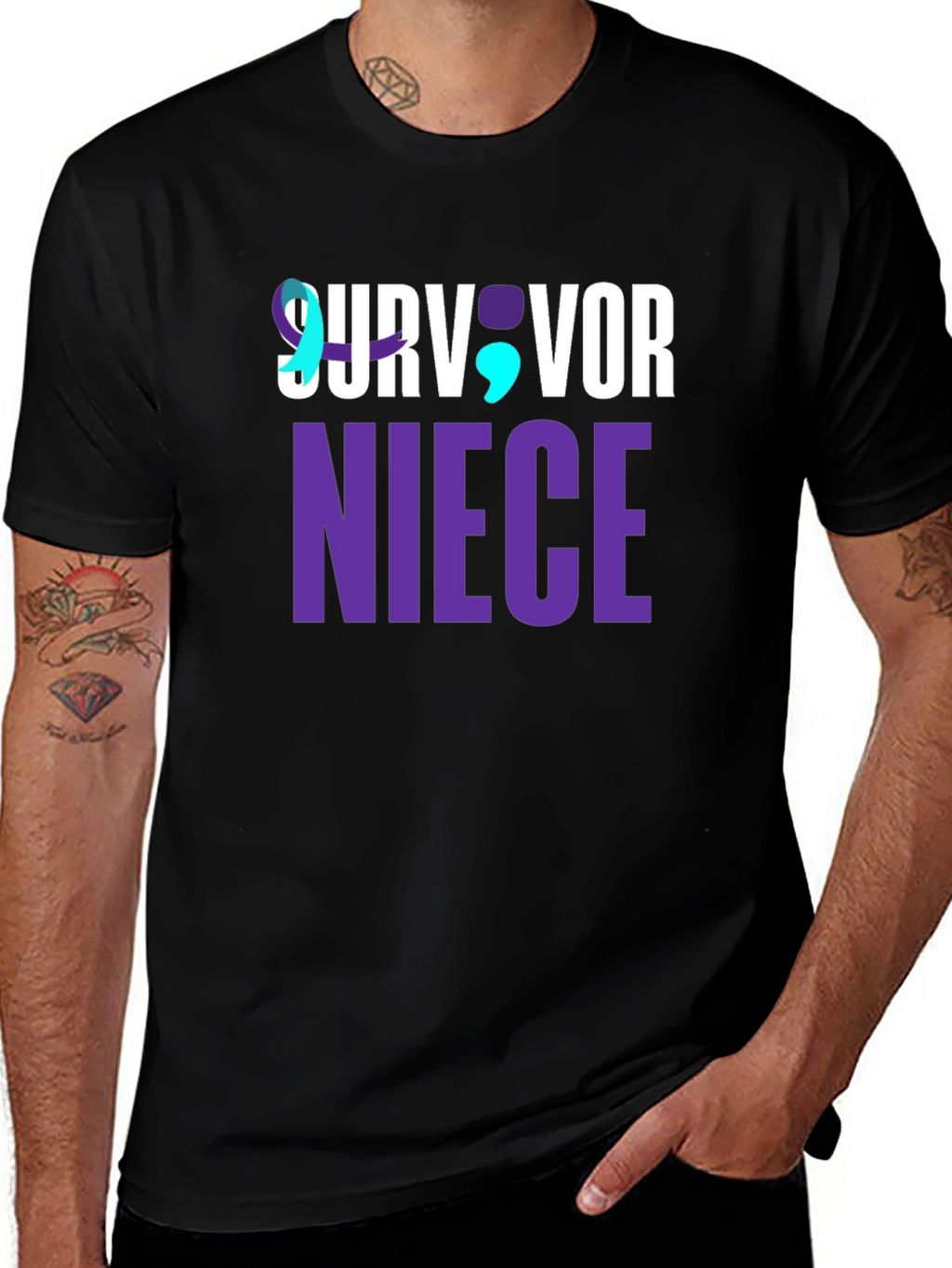Survivor Niece T-Shirt Suicide Awareness Tee