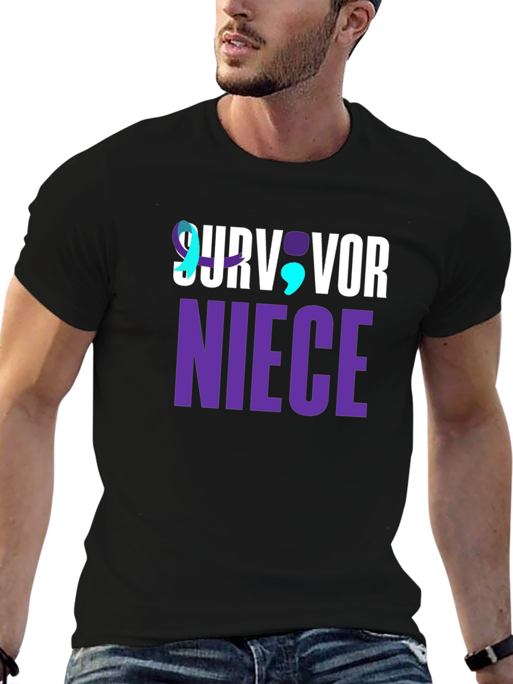 Survivor Niece T-Shirt Suicide Awareness Tee